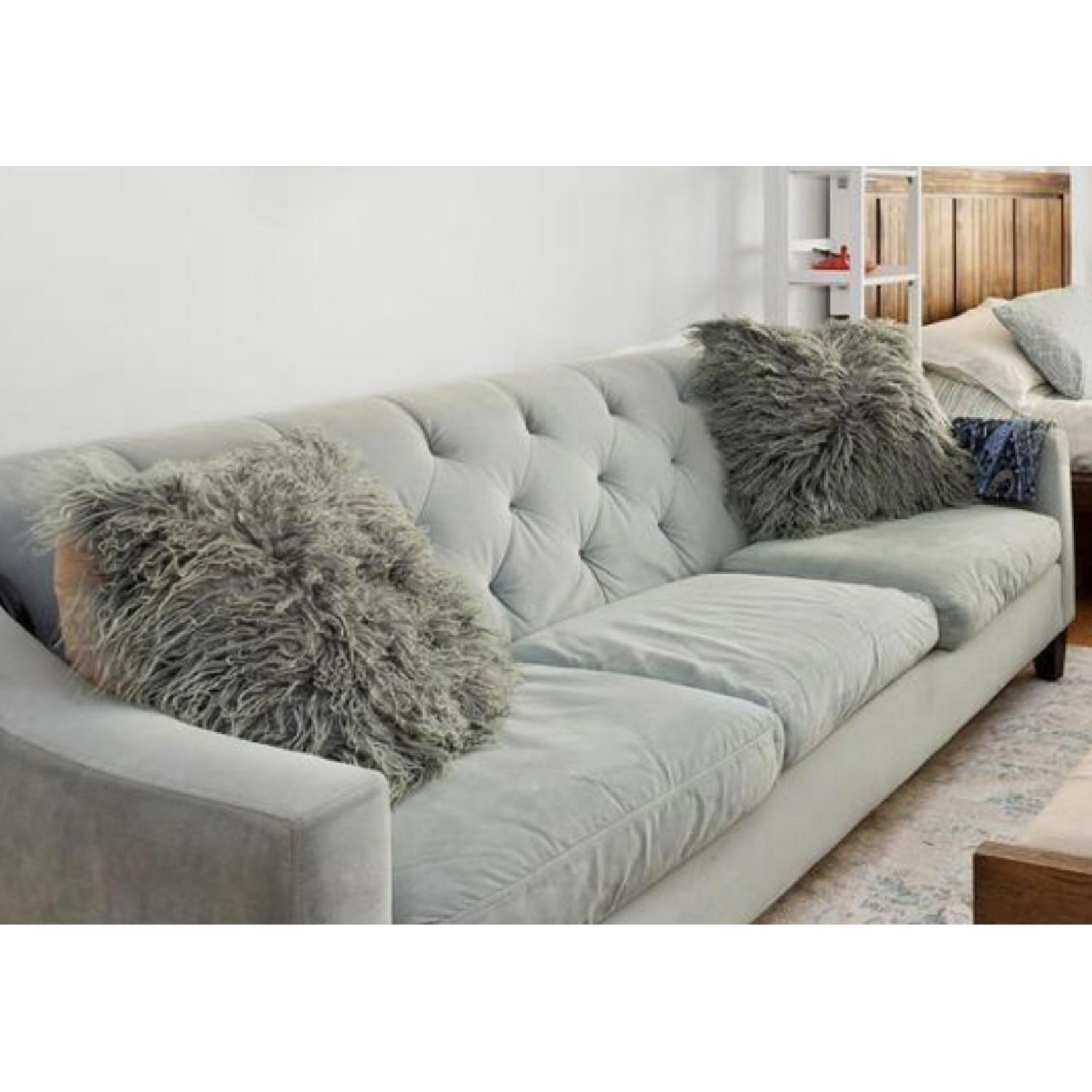 Max Home Chloe Velvet Tufted Sofa - image-2
