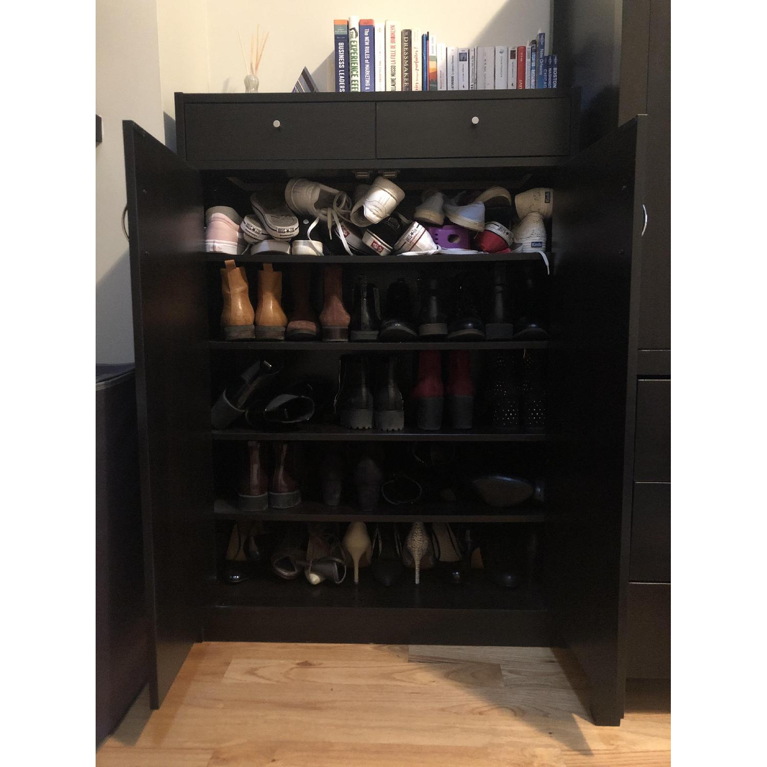 Furniture of America 5-Shelf Shoe Cabinet - image-2