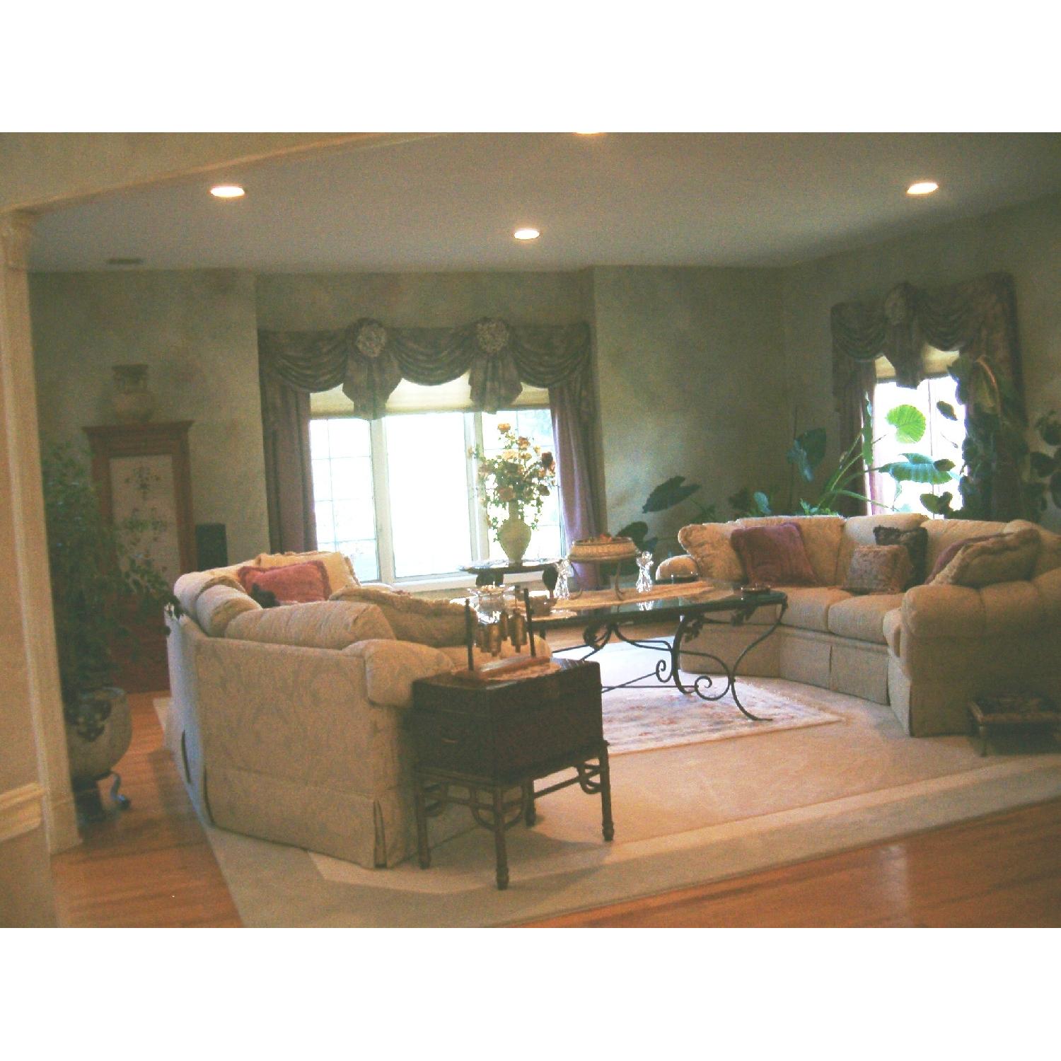 Thomasville Slipcovered 4 Seater Sofa - image-1