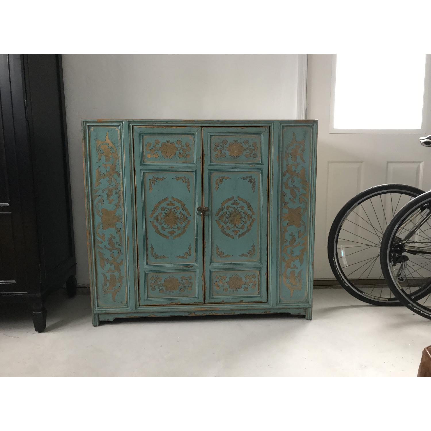 Boston Interiors Teal Storage Unit/Sideboard - image-2