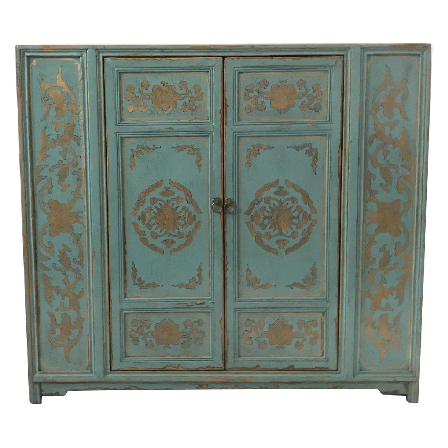 Boston Interiors Teal Storage Unit/Sideboard - image-0