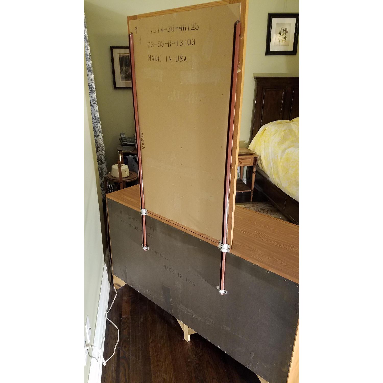 Vintage Stanley Oak Dresser w/ Mirror - image-4