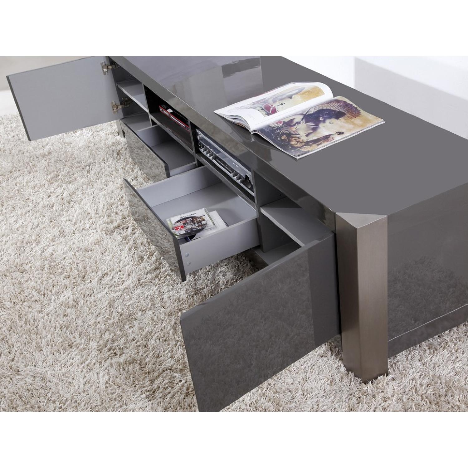 B-Modern Composer Modern TV Stand w/ Storage - image-2