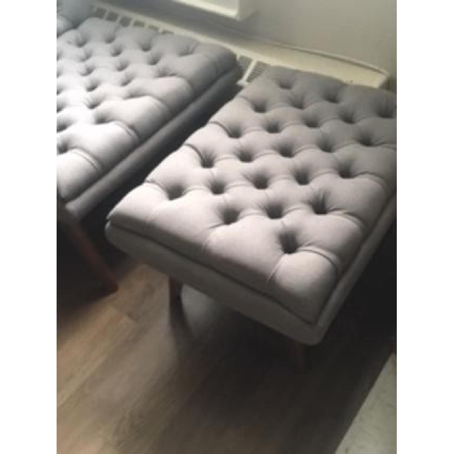 Alcott Hill Kaylor Mid Century Modern Tufted Chair & Ottoman - image-3