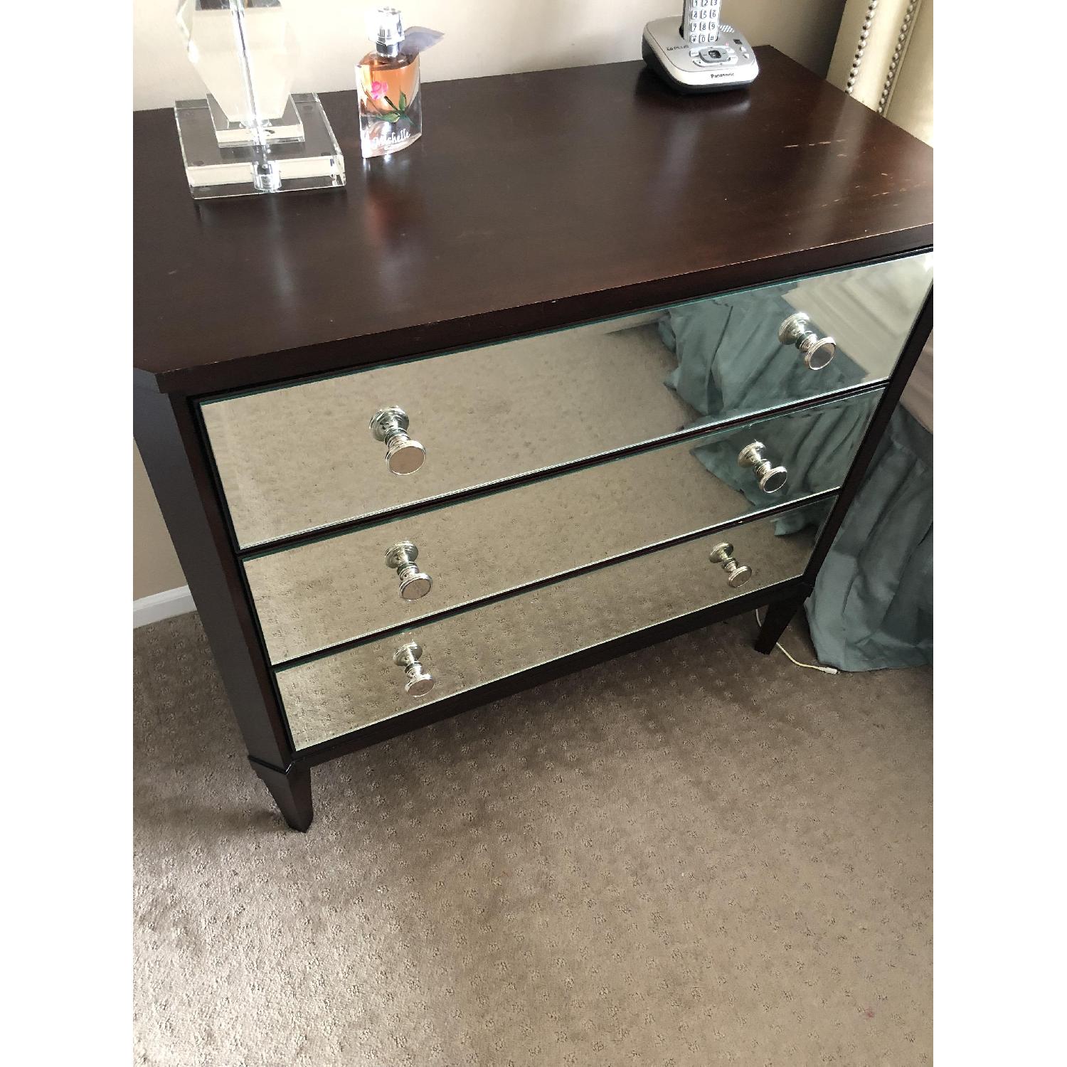 Ethan Allen Mirrored Chests AptDeco