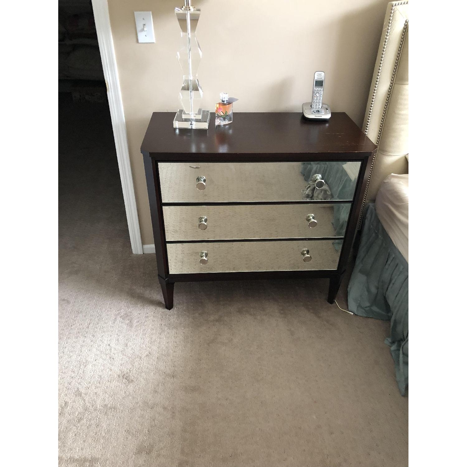 Ethan Allen Mirrored Chests AptDeco