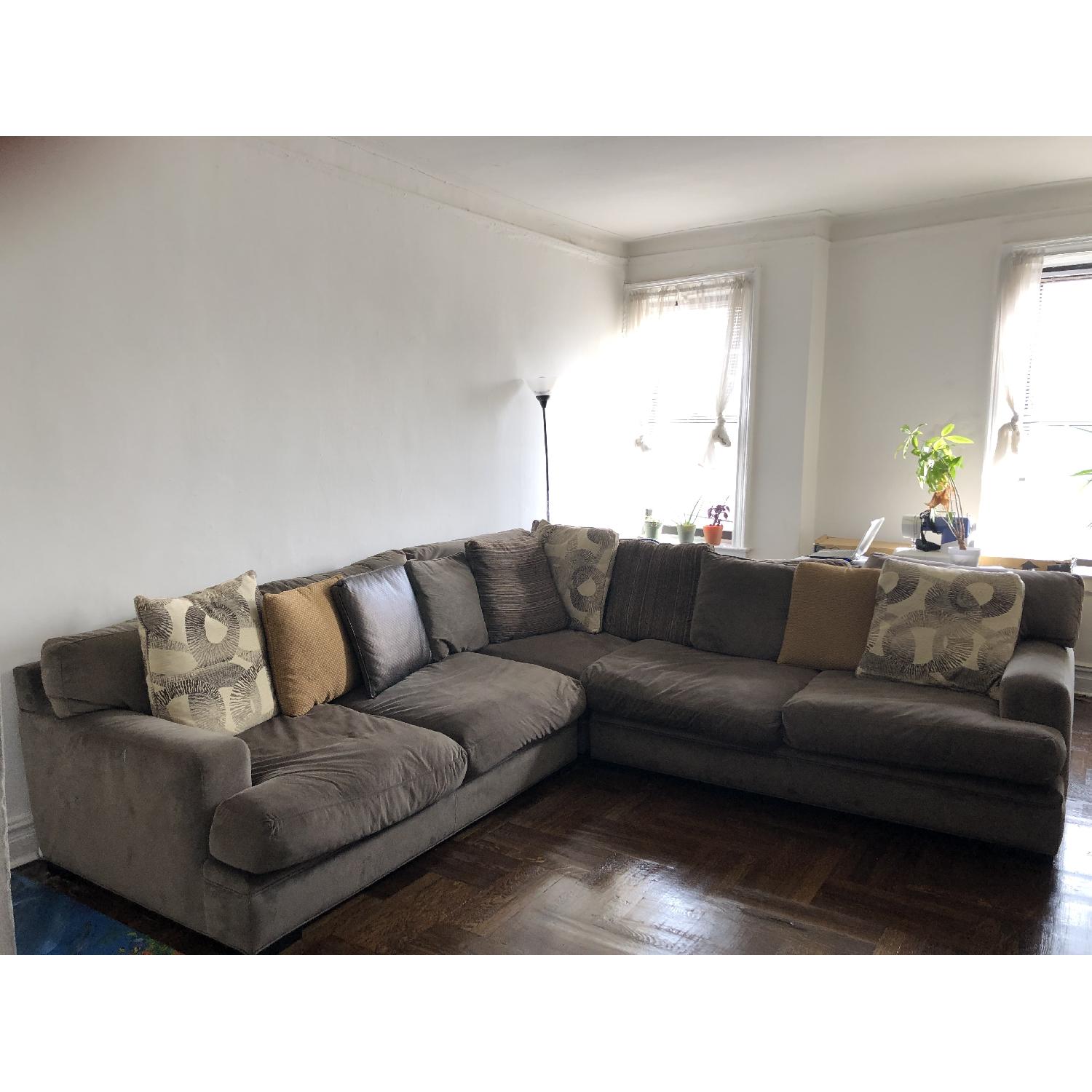 Raymour & Flanigan Cindy Crawford 3-Piece Sectional Sofa - image-1