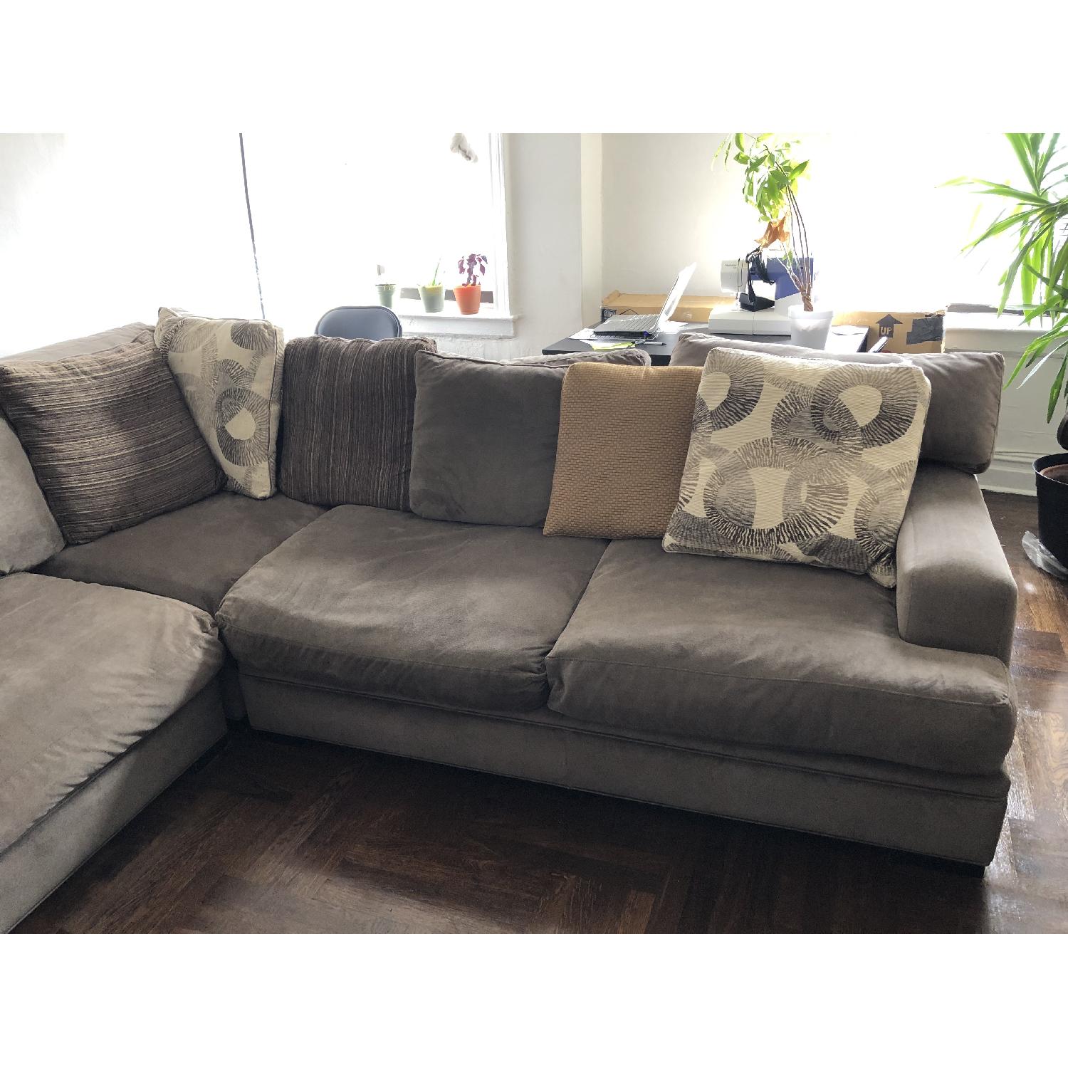 Raymour & Flanigan Cindy Crawford 3-Piece Sectional Sofa - image-4