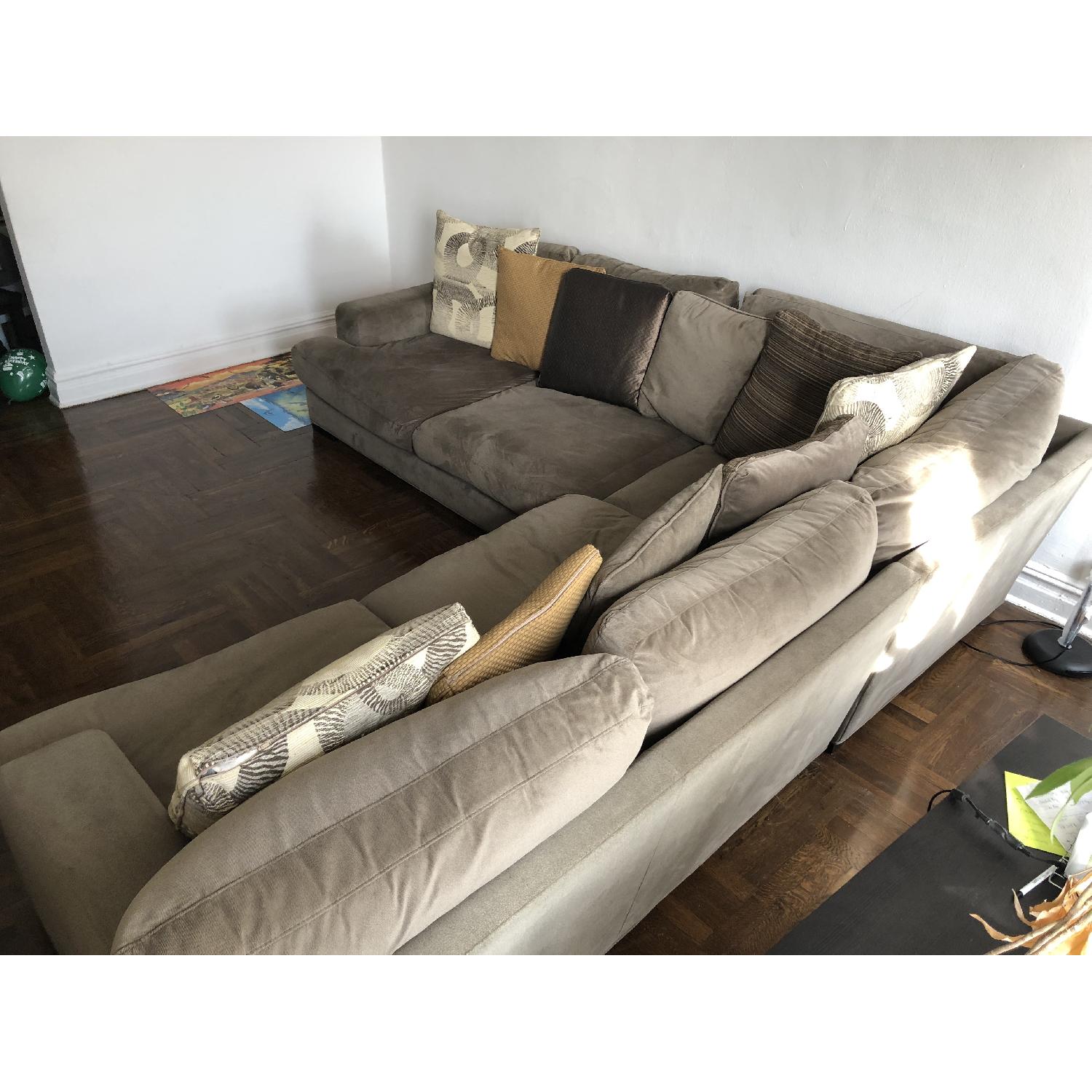 Raymour & Flanigan Cindy Crawford 3-Piece Sectional Sofa - image-5