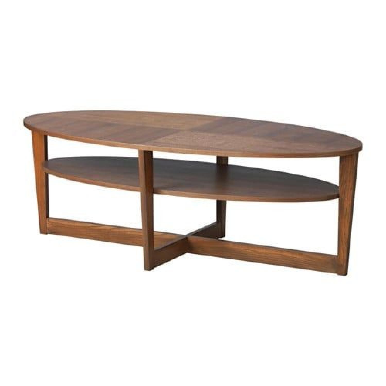 Ikea Vejmon Coffee Table in Brown AptDeco