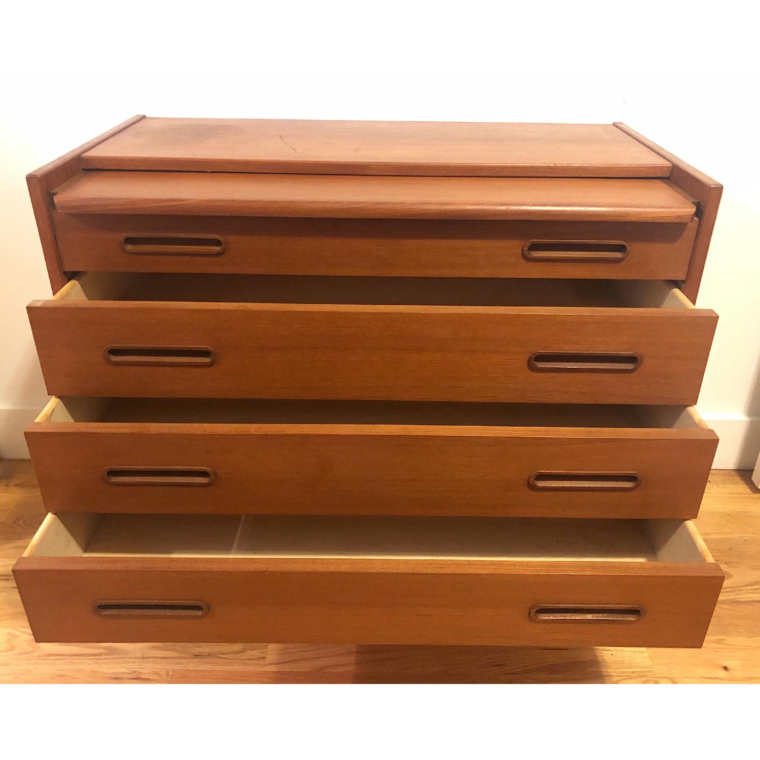 Mid Century Modern Danish Teak Dresser/Vanity - image-3