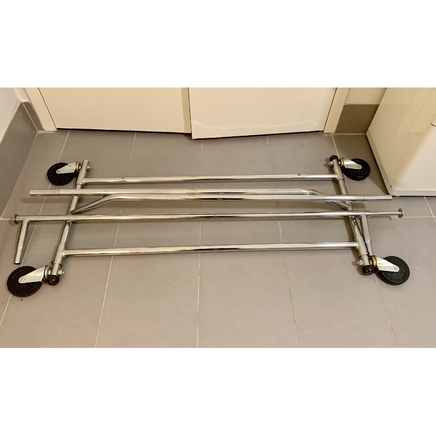 Extendable Stainless Steel Heavy Duty Garment Rack - image-6