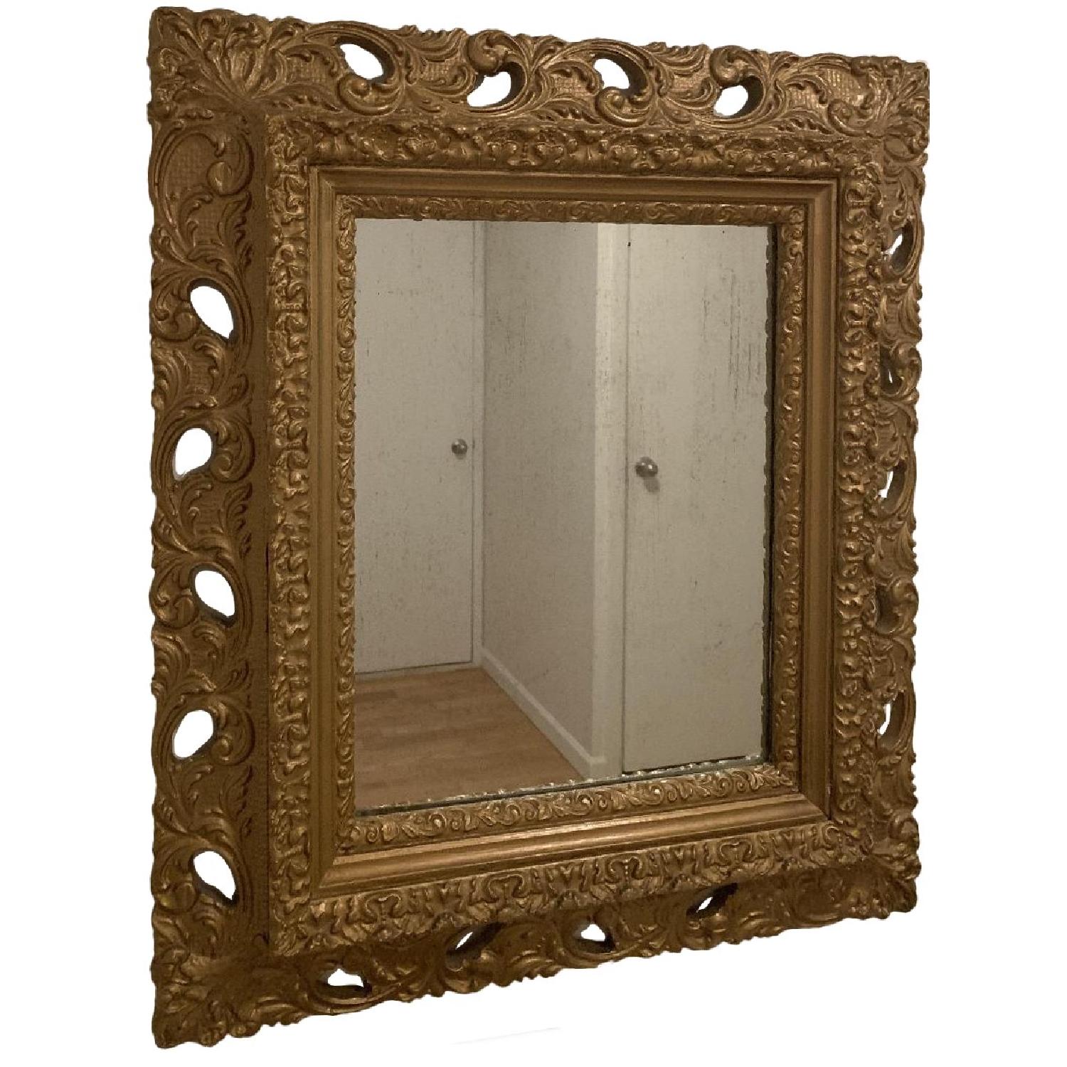 Antique Style Bronze Mirror - image-0