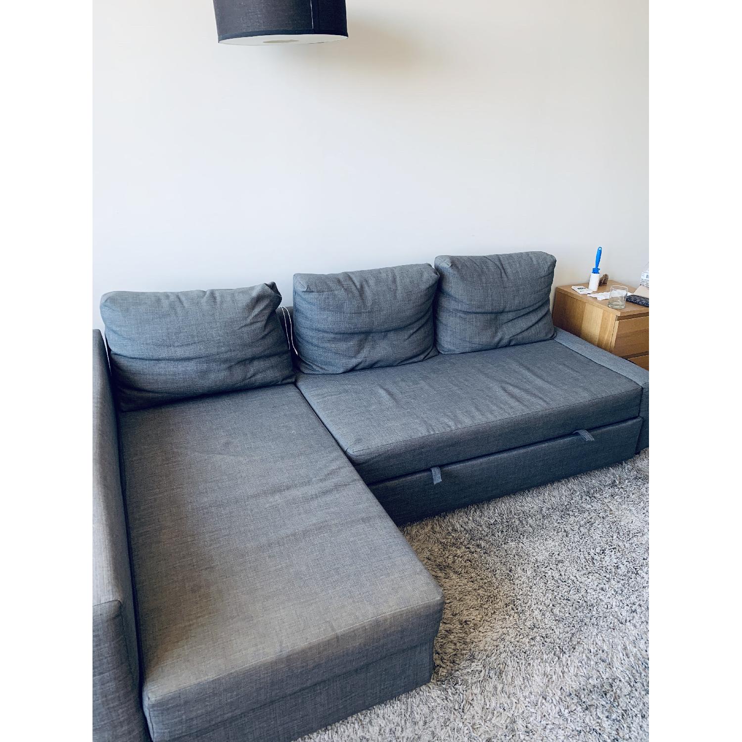 Ikea Friheten Sleeper Sectional Sofa w/ Chaise - image-4