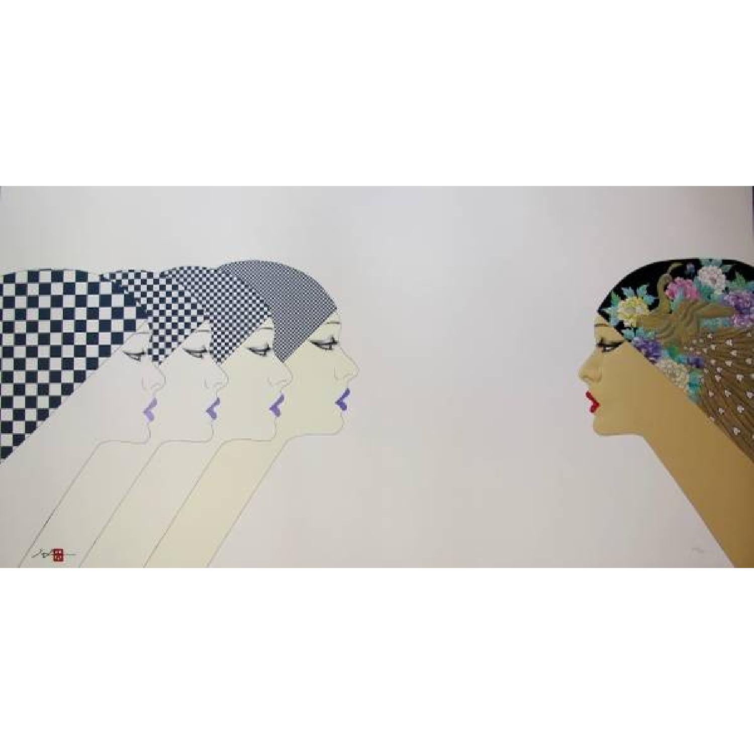 Hisashi Otsuka East Meets West Framed Art - AptDeco