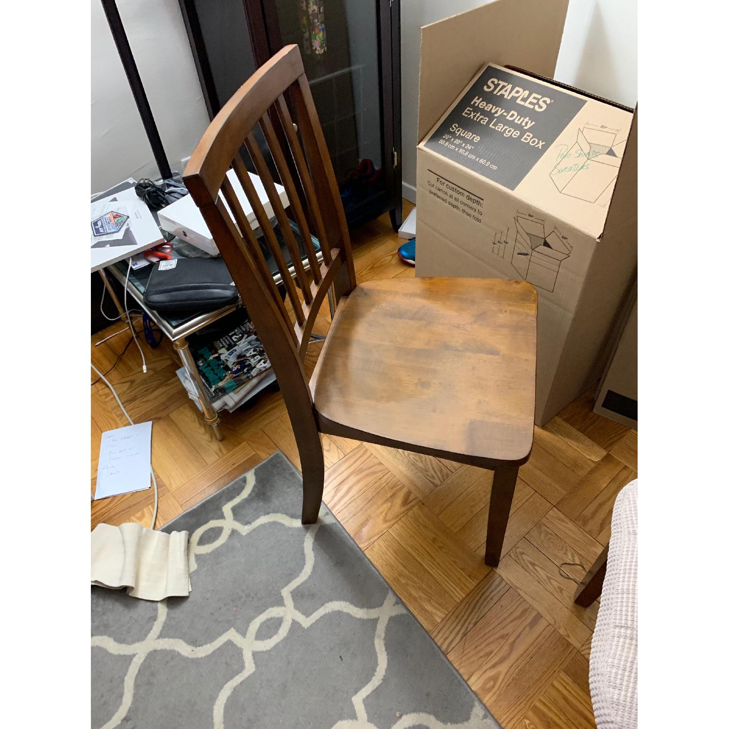 Bob's Brown Dining Chairs - image-1