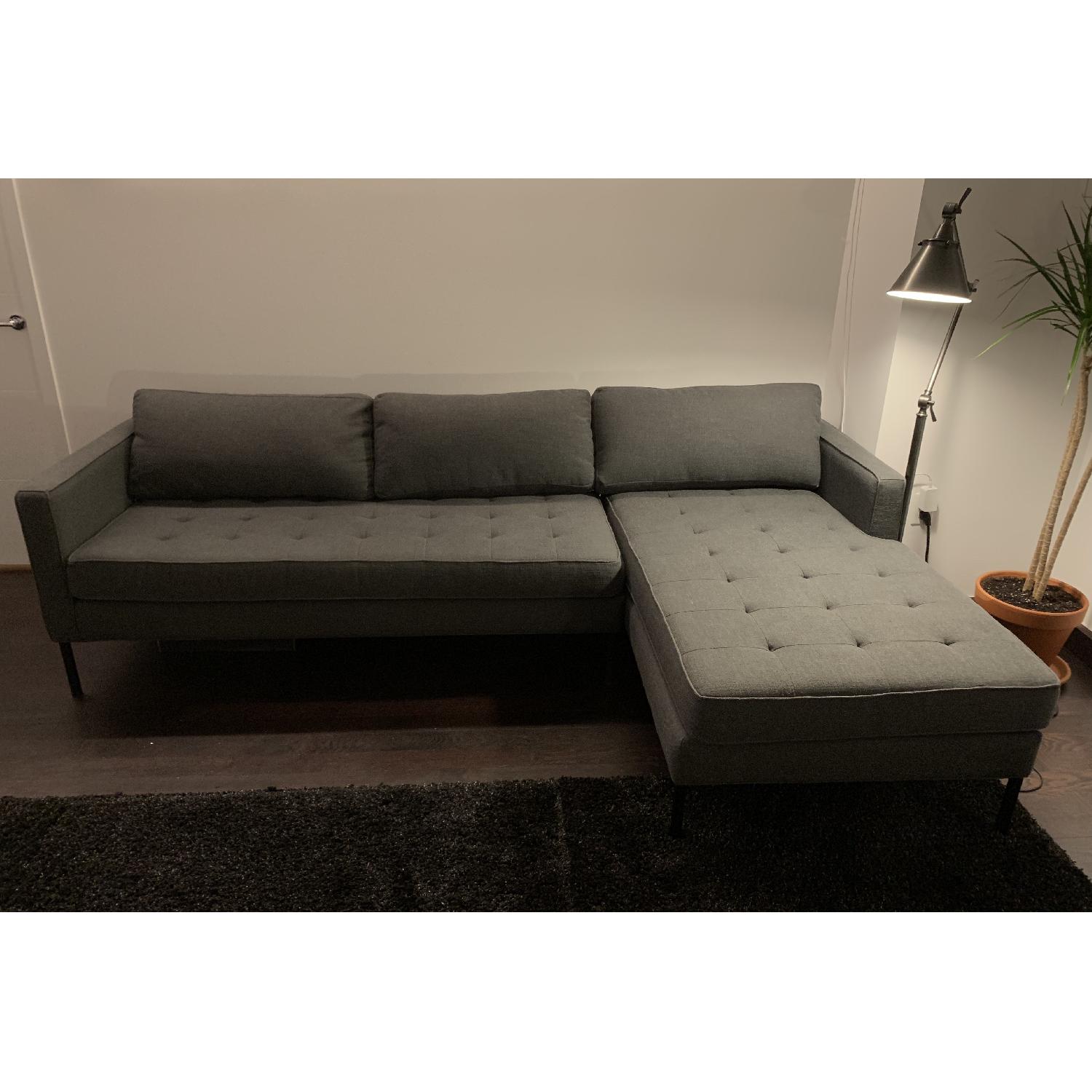 Blu Dot Paramount Sectional Sofa w/ Right Chaise - image-0