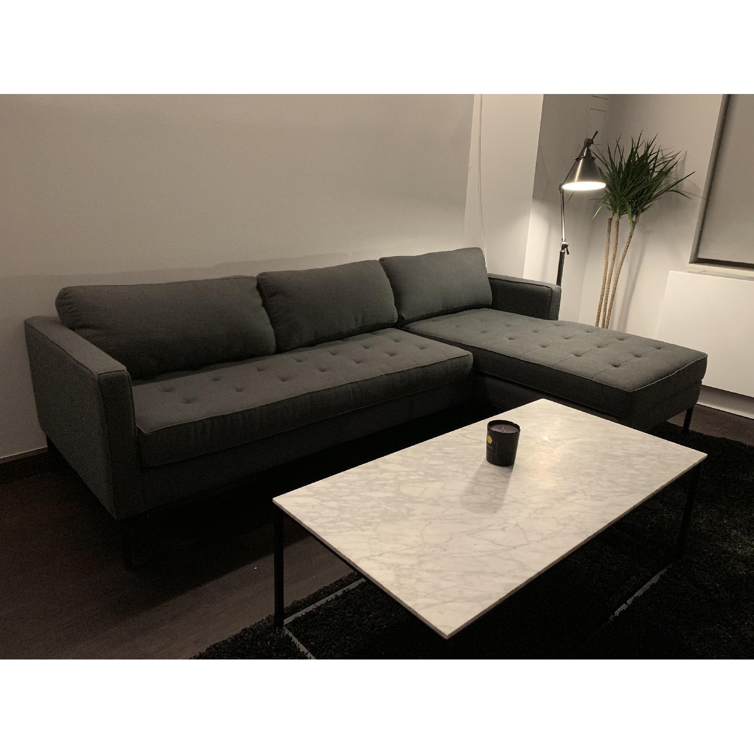 Blu Dot Paramount Sectional Sofa w/ Right Chaise - image-1