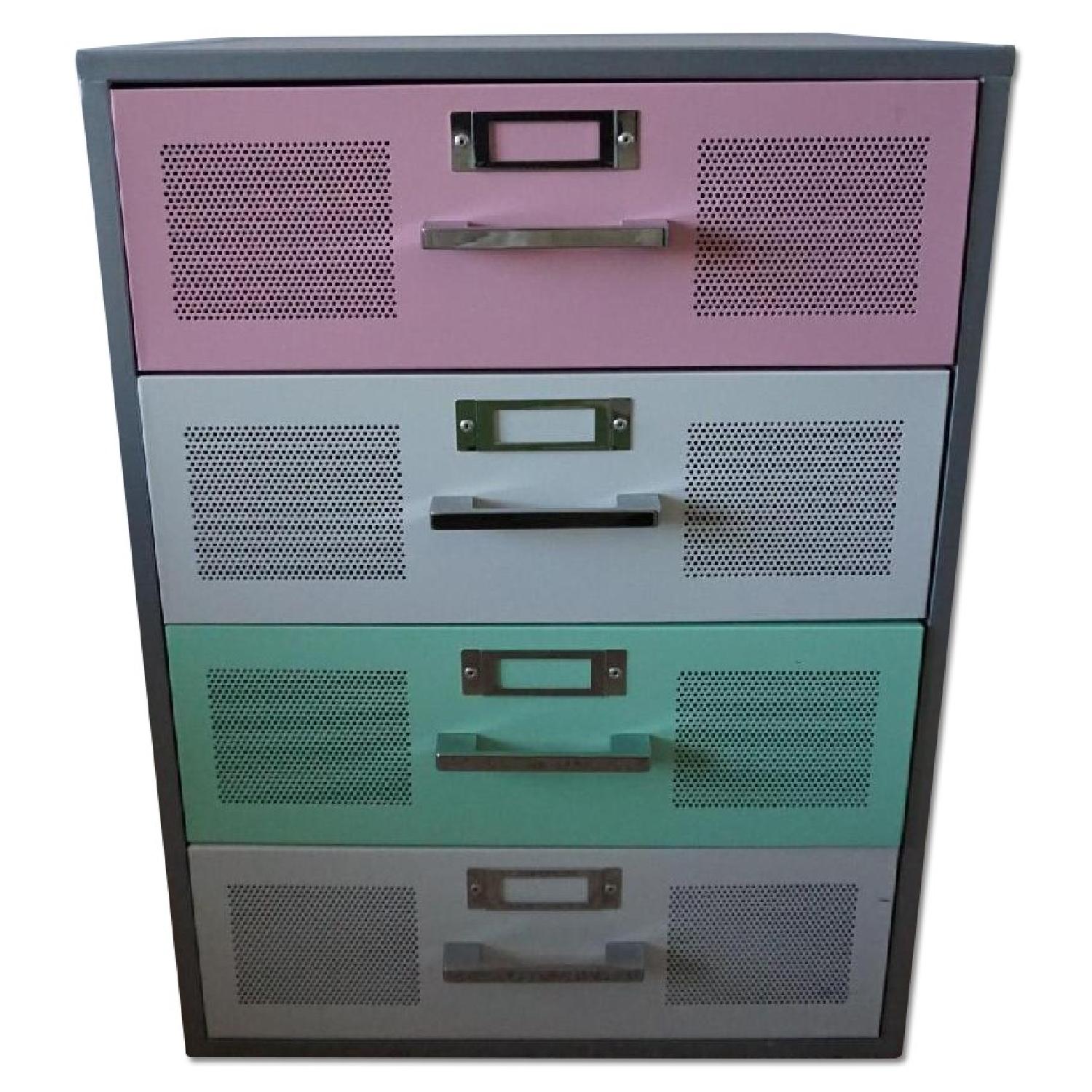 Pottery Barn Teen Metal Dresser/Cabniet/Locker - image-0