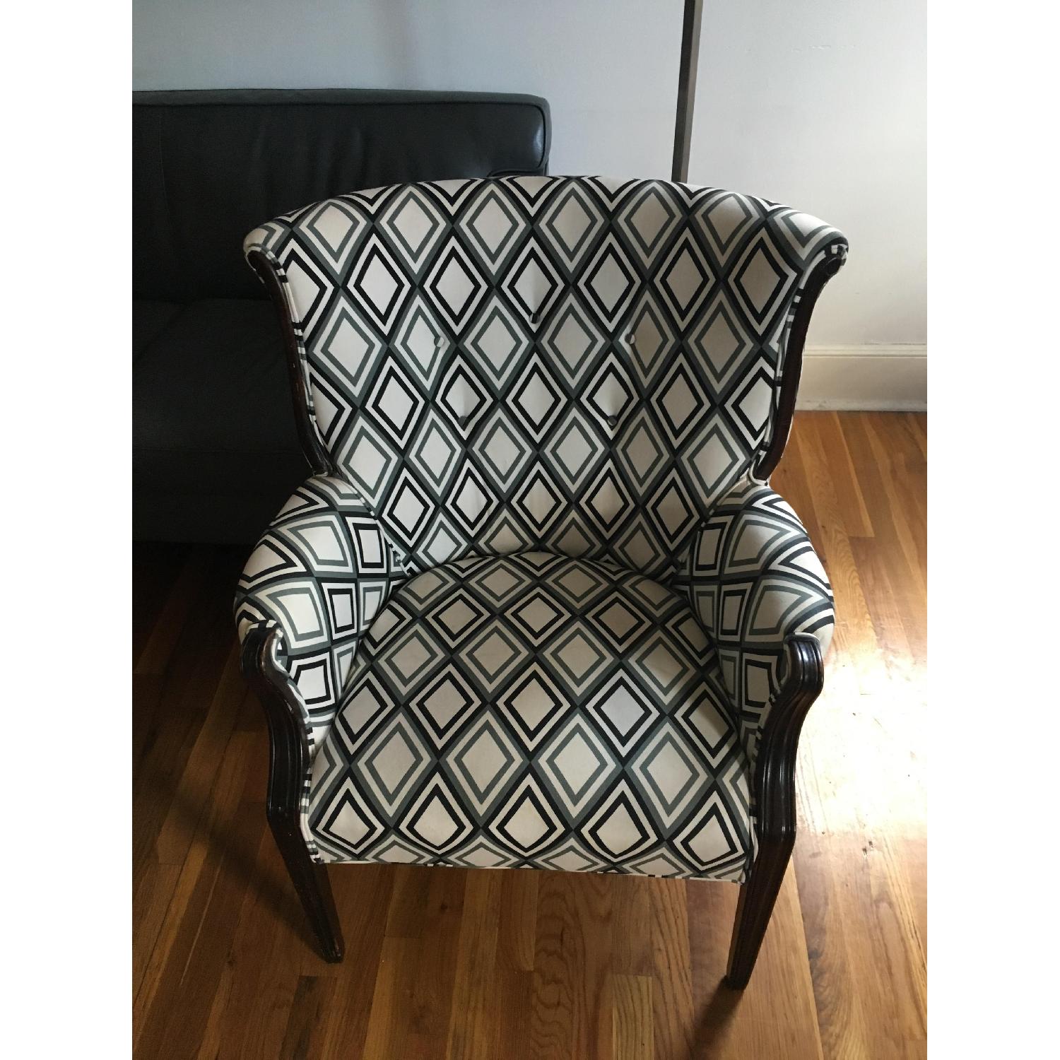 Vintage Reupholstered Arm Chair - image-1
