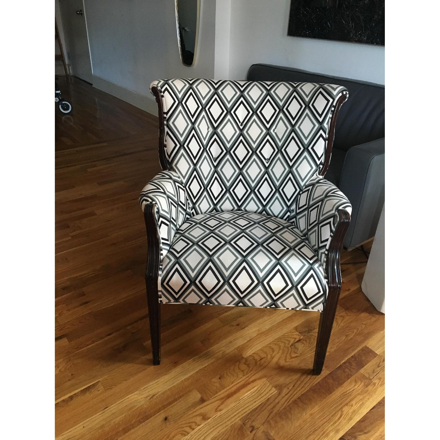 Vintage Reupholstered Arm Chair - image-5