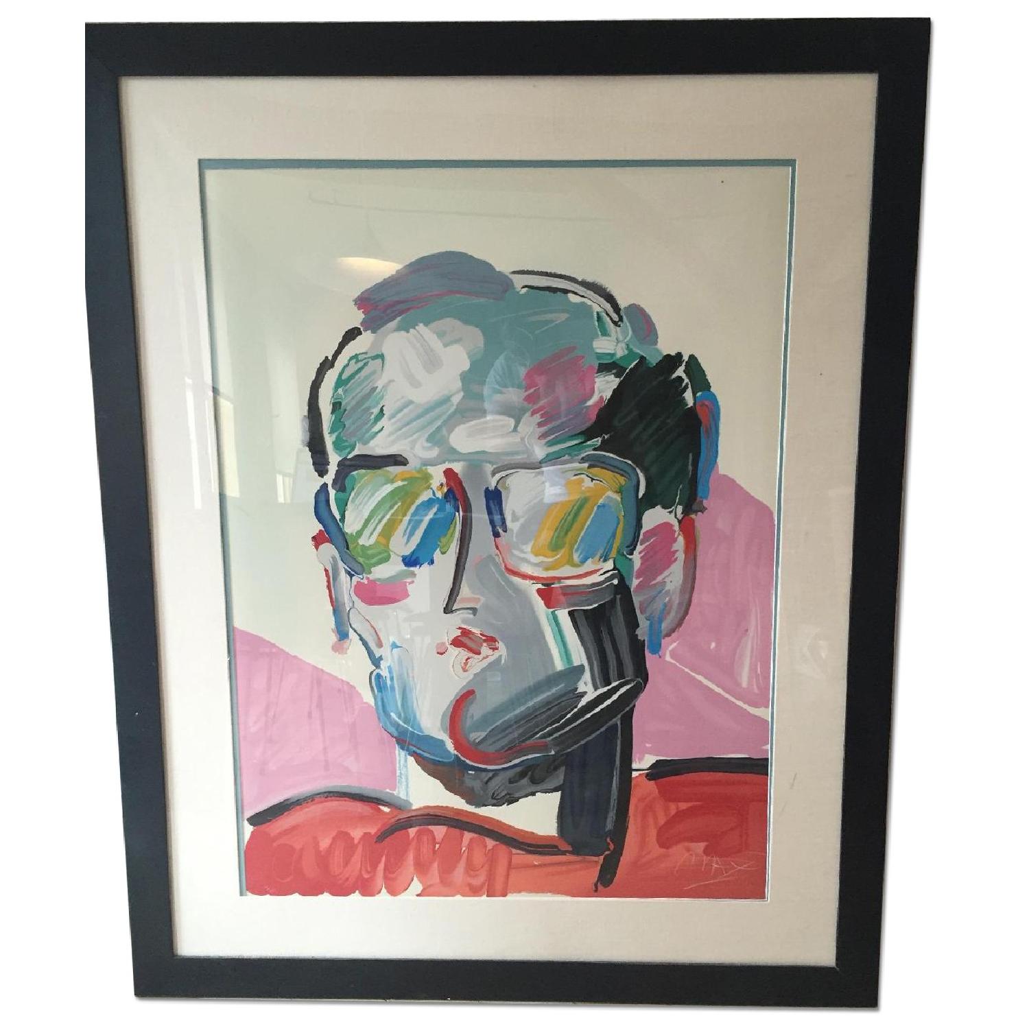 Peter Max Pop Art 80s Print - Neo Man - image-0
