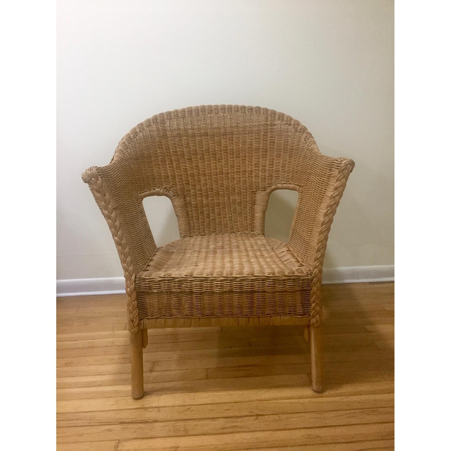 Ikea Rattan Armchairs - image-1