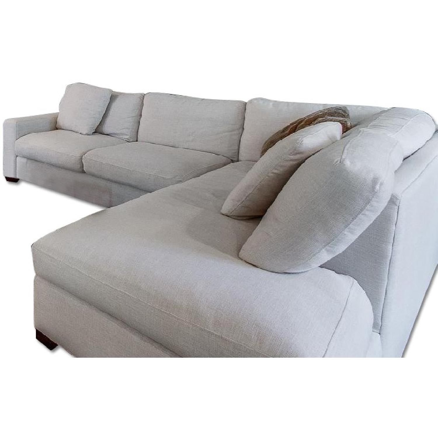 Z Gallerie Del Mar 2 Piece Sectional Sofa AptDeco