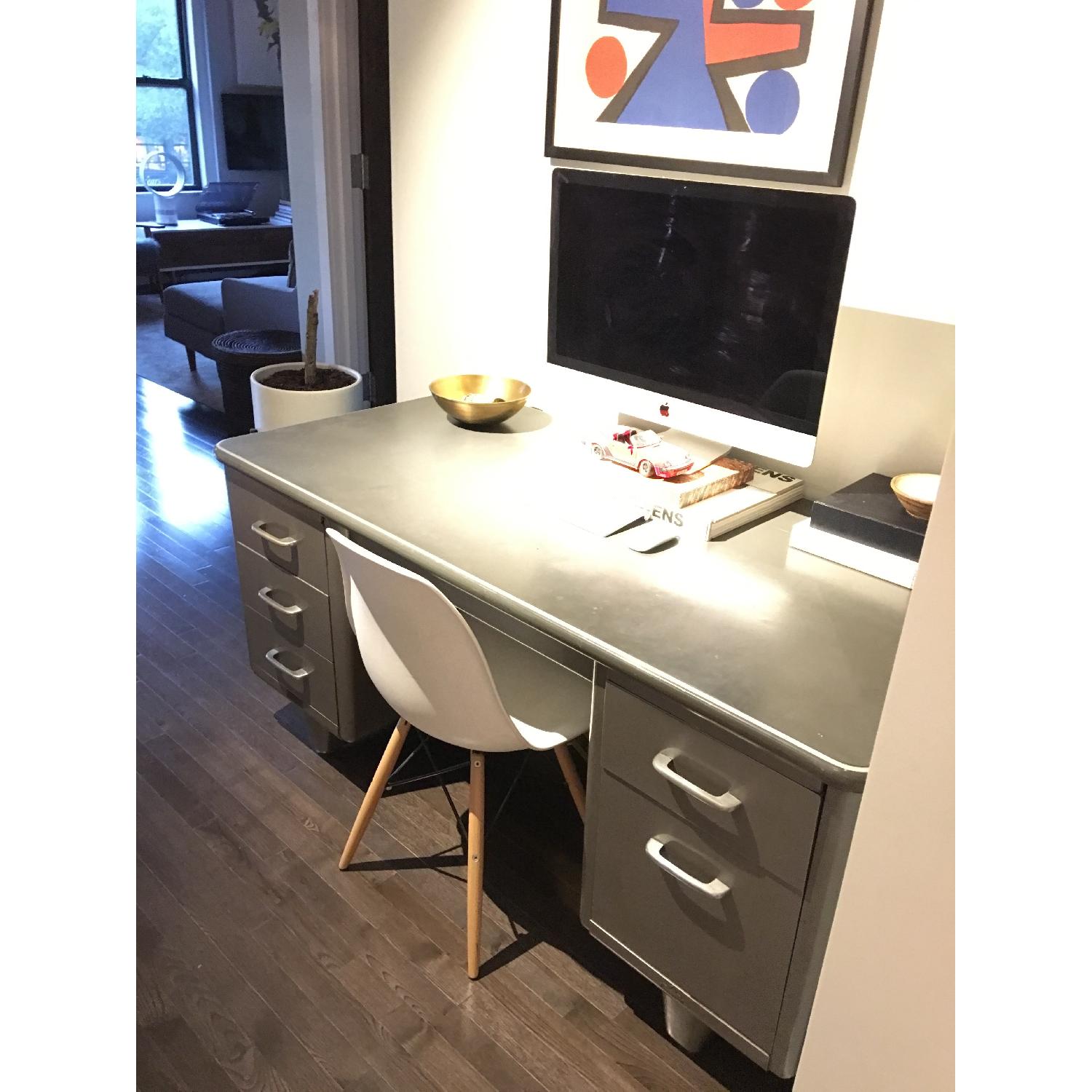 Steelcase 1950's Mid Century Modern Tanker Desk - image-2