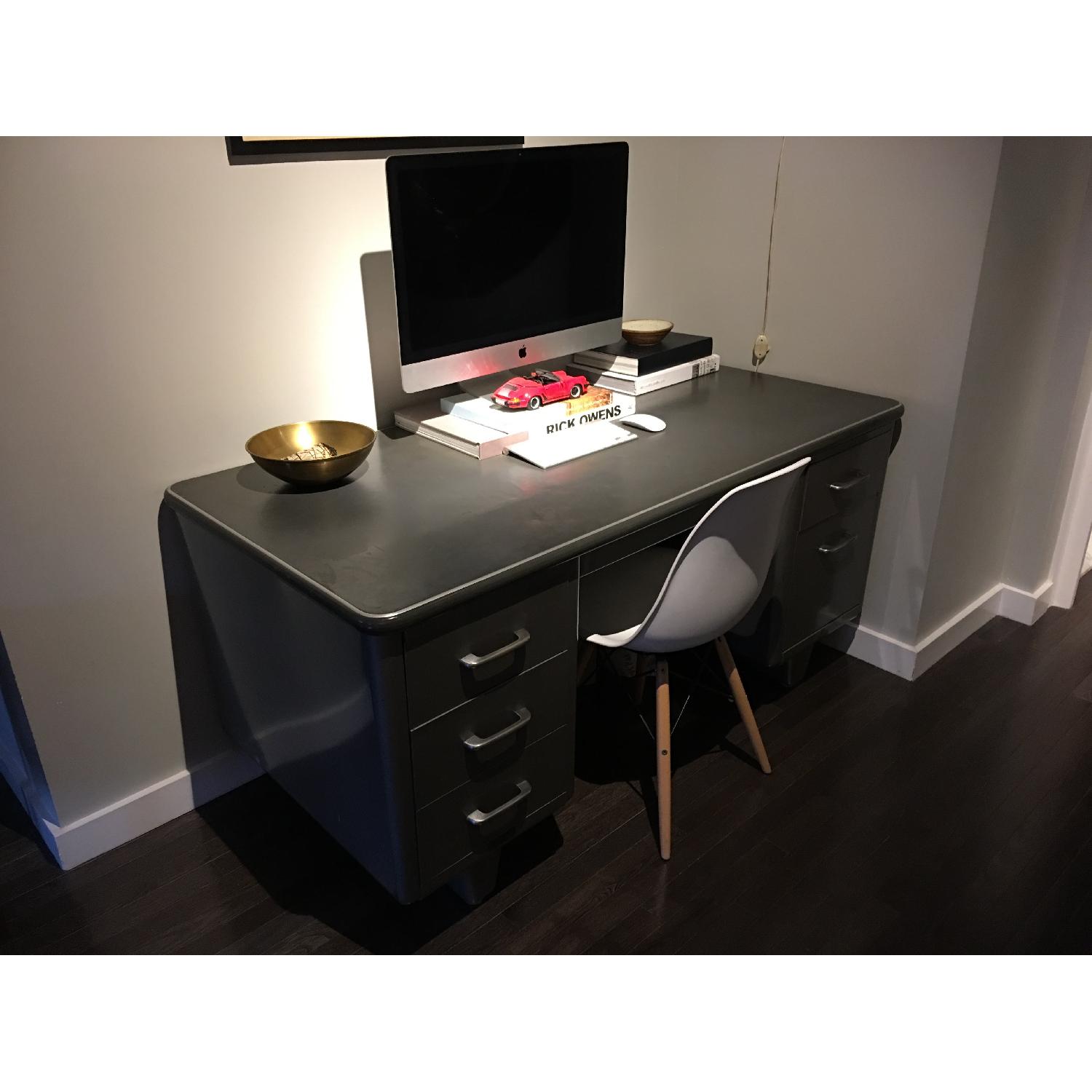 Steelcase 1950's Mid Century Modern Tanker Desk - image-3