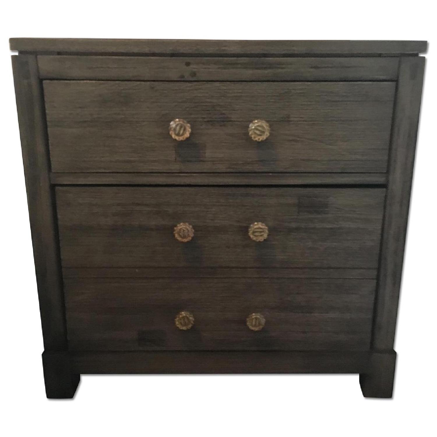Weathered Grey Nightstand - image-0