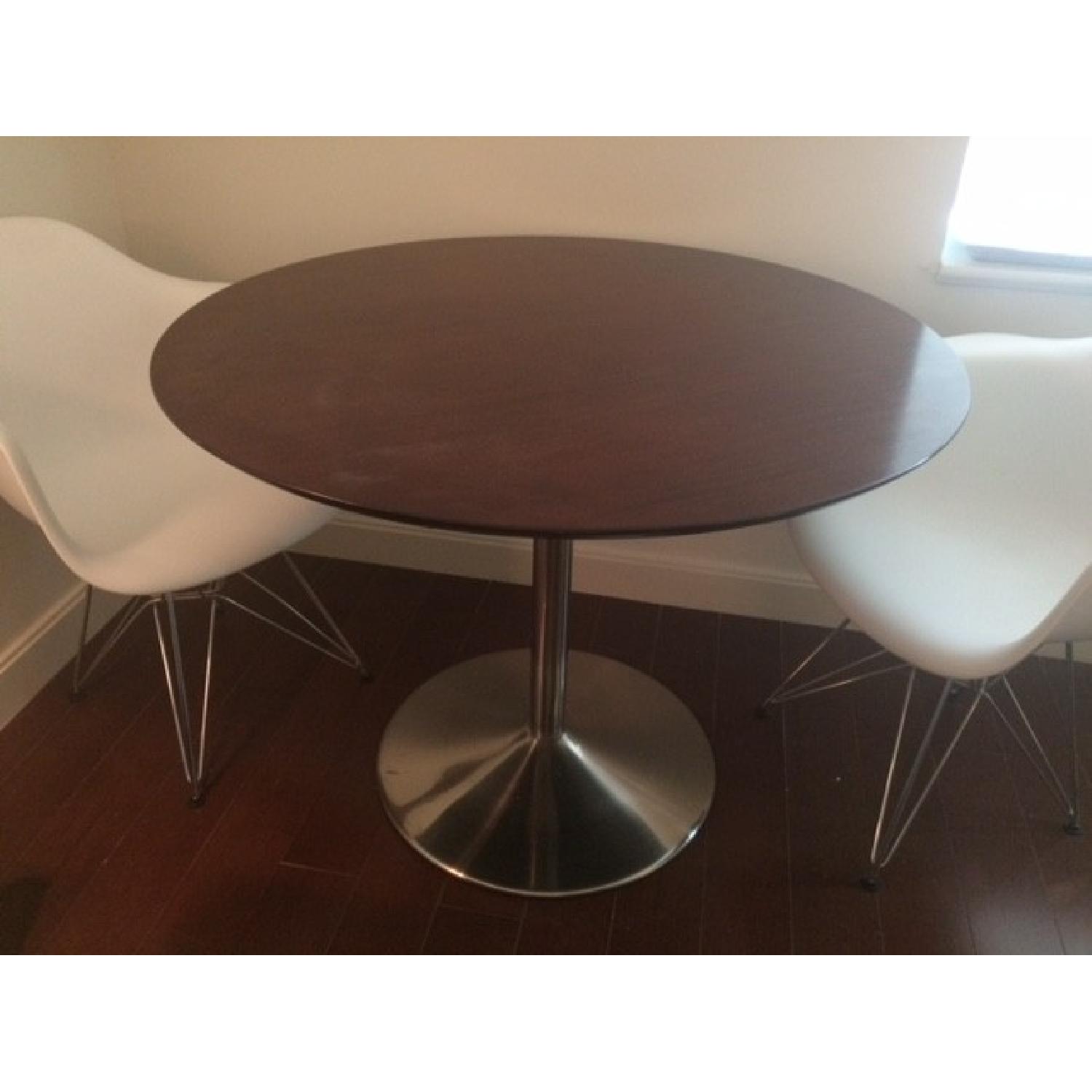 Solid Cherry Wood Round Dining Table - image-1