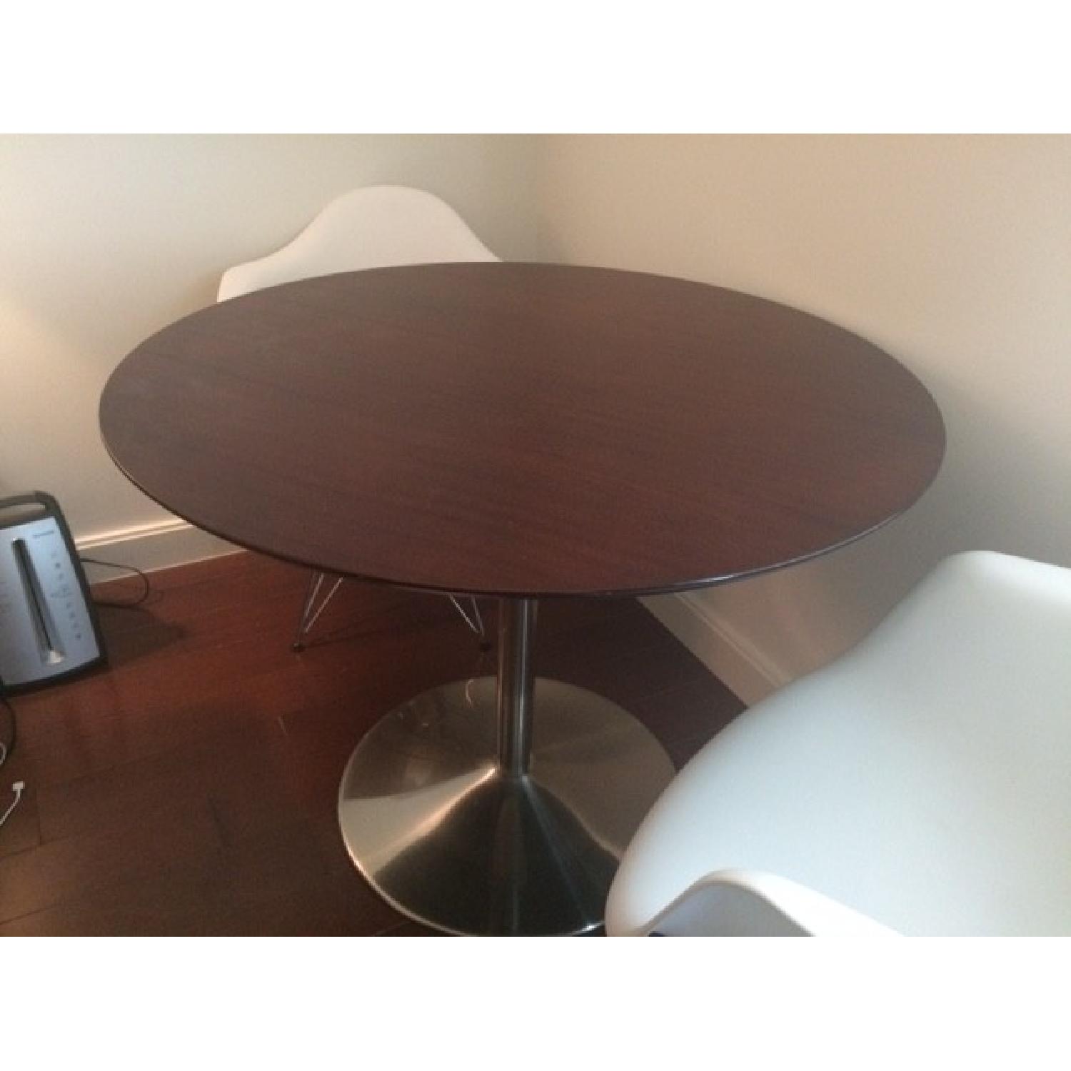 Solid Cherry Wood Round Dining Table - image-2