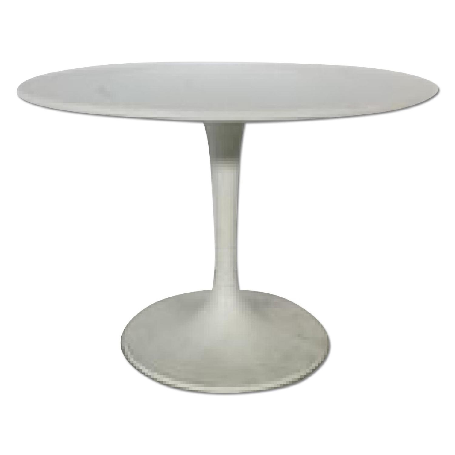 【m】IKEA DOCKSTA ラウンドテーブル DOCKSTA ドクスタ テーブル, ホワイト/ホワイト, 103 cm - IKEA