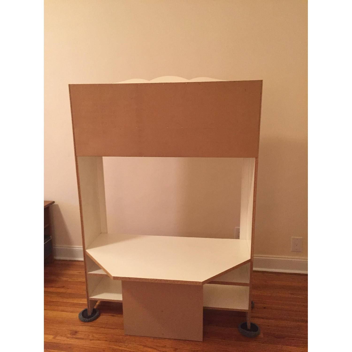 Ikea Hensvik White Corner Media Cabinet - image-2