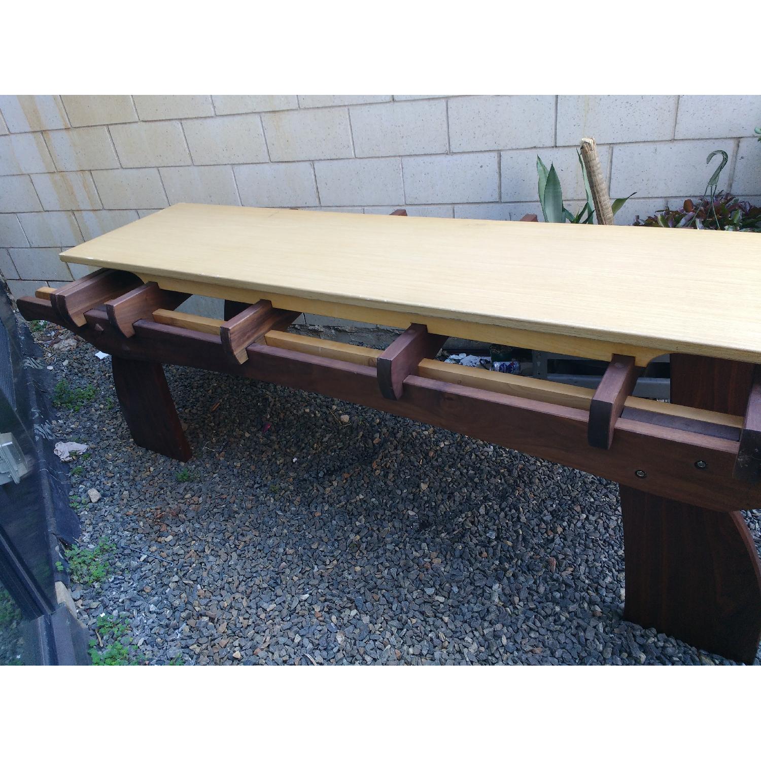 Solid Wood Japanese Dining Table - image-2