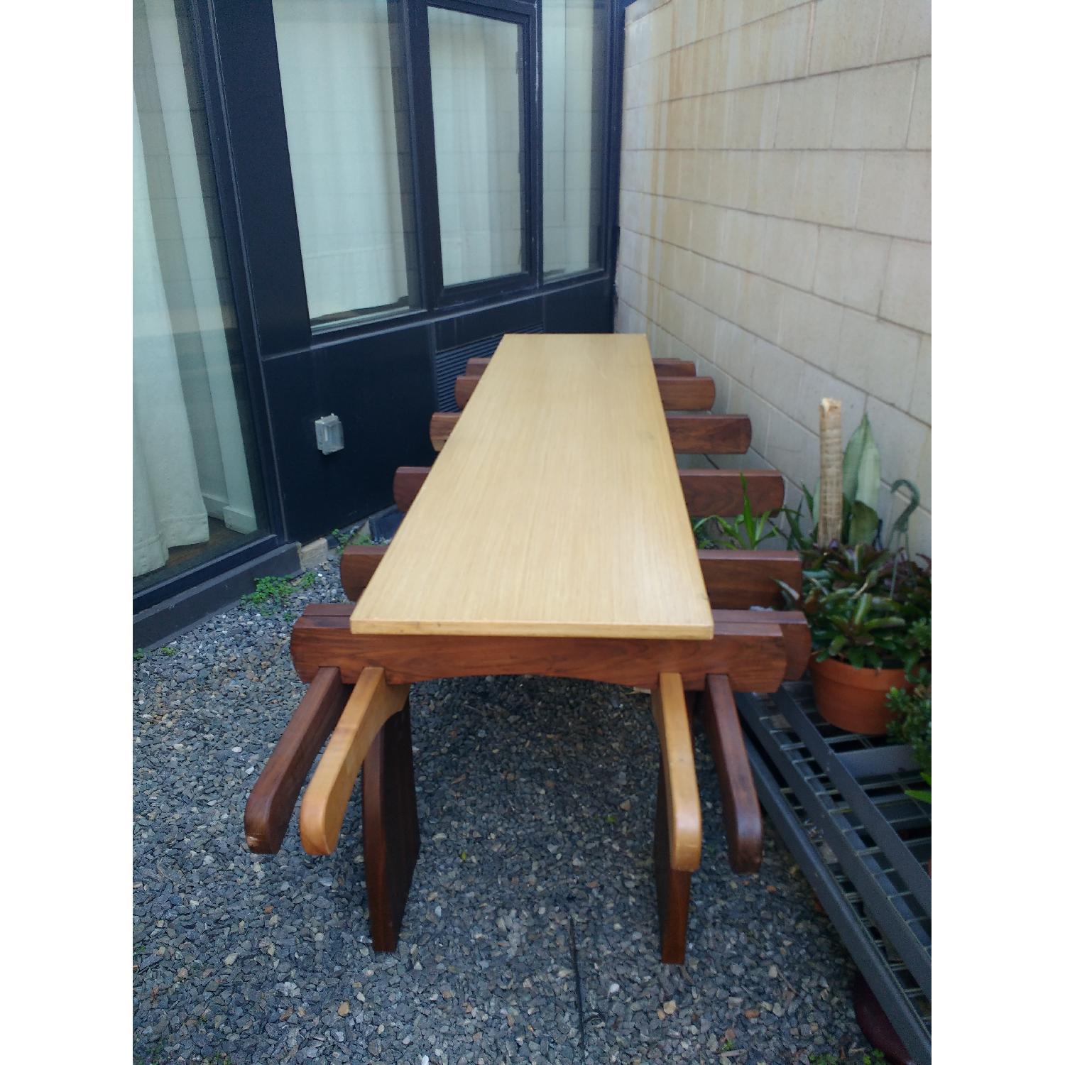 Solid Wood Japanese Dining Table - image-3