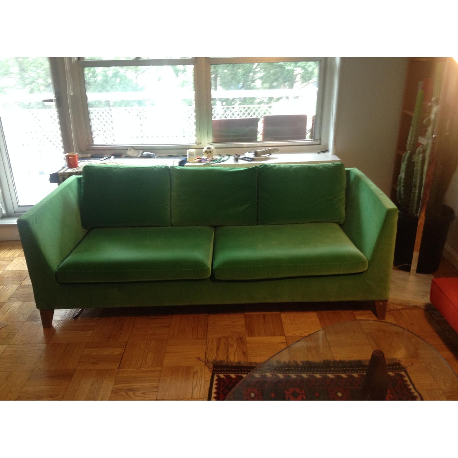 Ikea Stockholm Royal Green 3 Seater Sofa Aptdeco