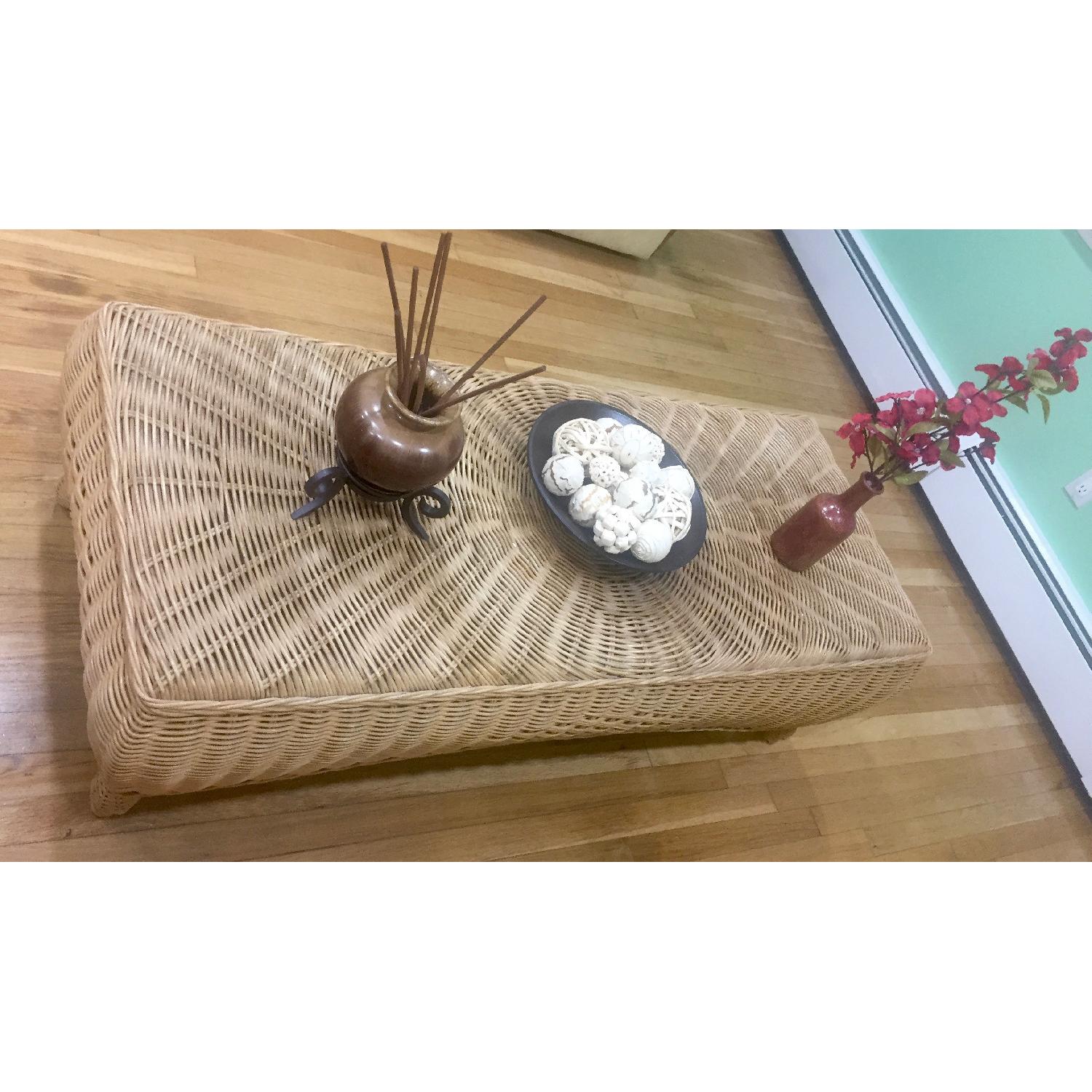 Rattan Coffee Table - image-1
