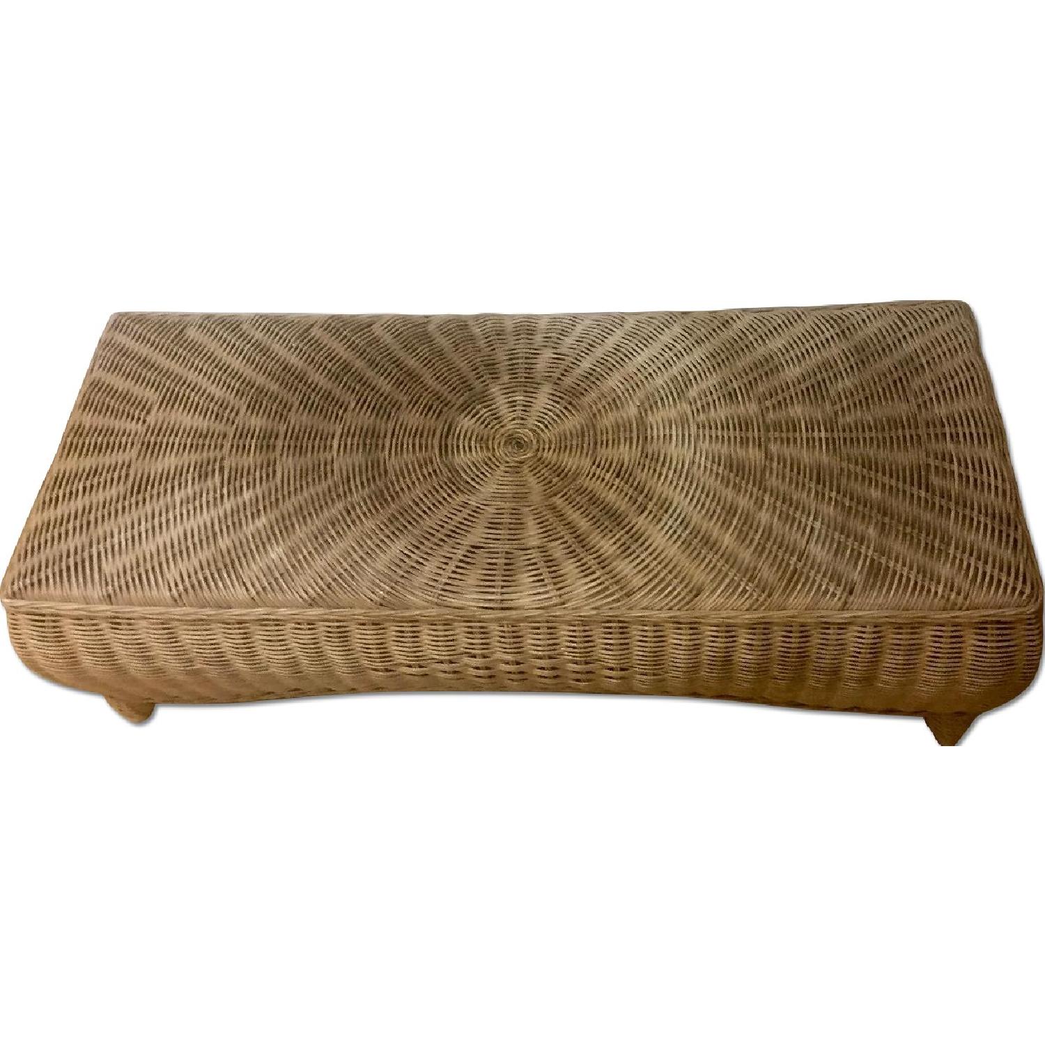 Rattan Coffee Table - image-0
