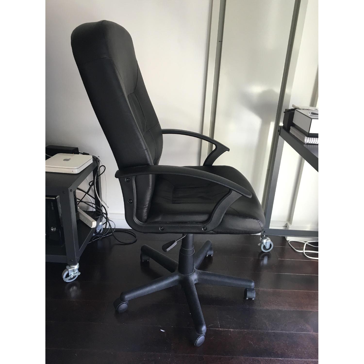 Ikea Leather Office Chair - image-2
