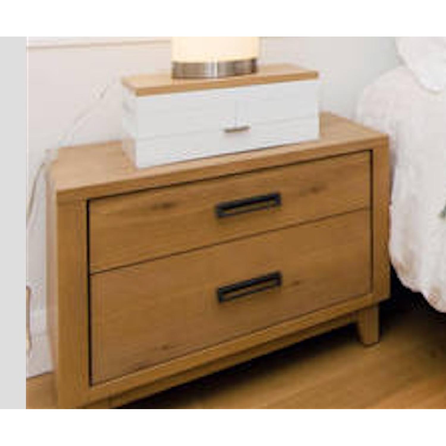 Crate & Barrel Bedside Table AptDeco