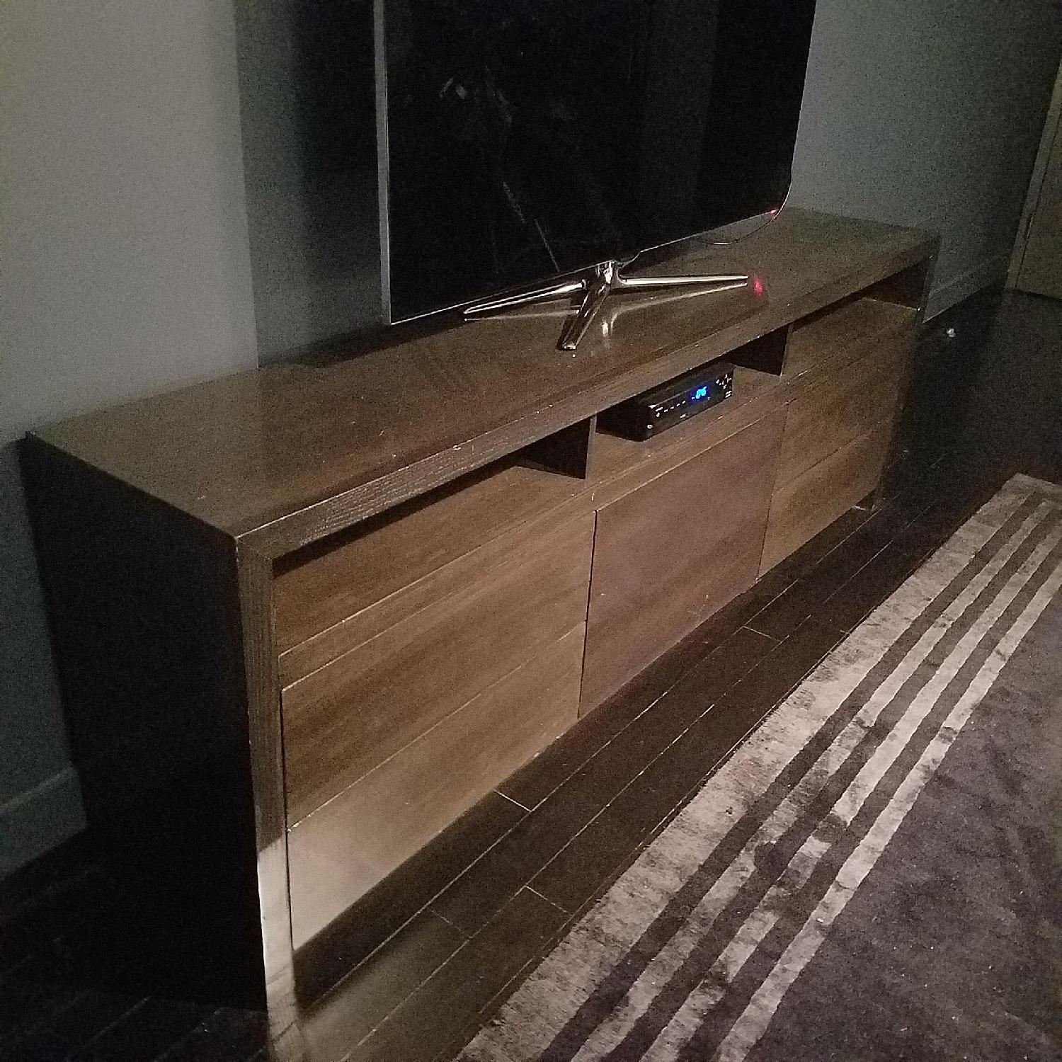 Custom White Oak Media Console - image-1