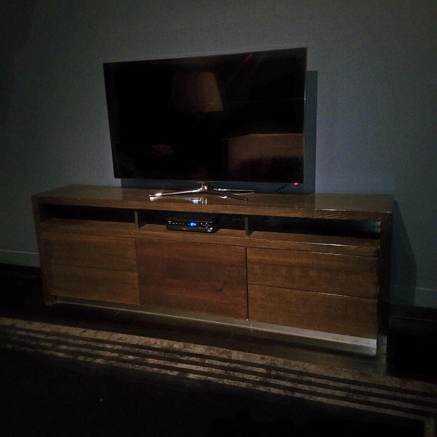 Custom White Oak Media Console - image-2