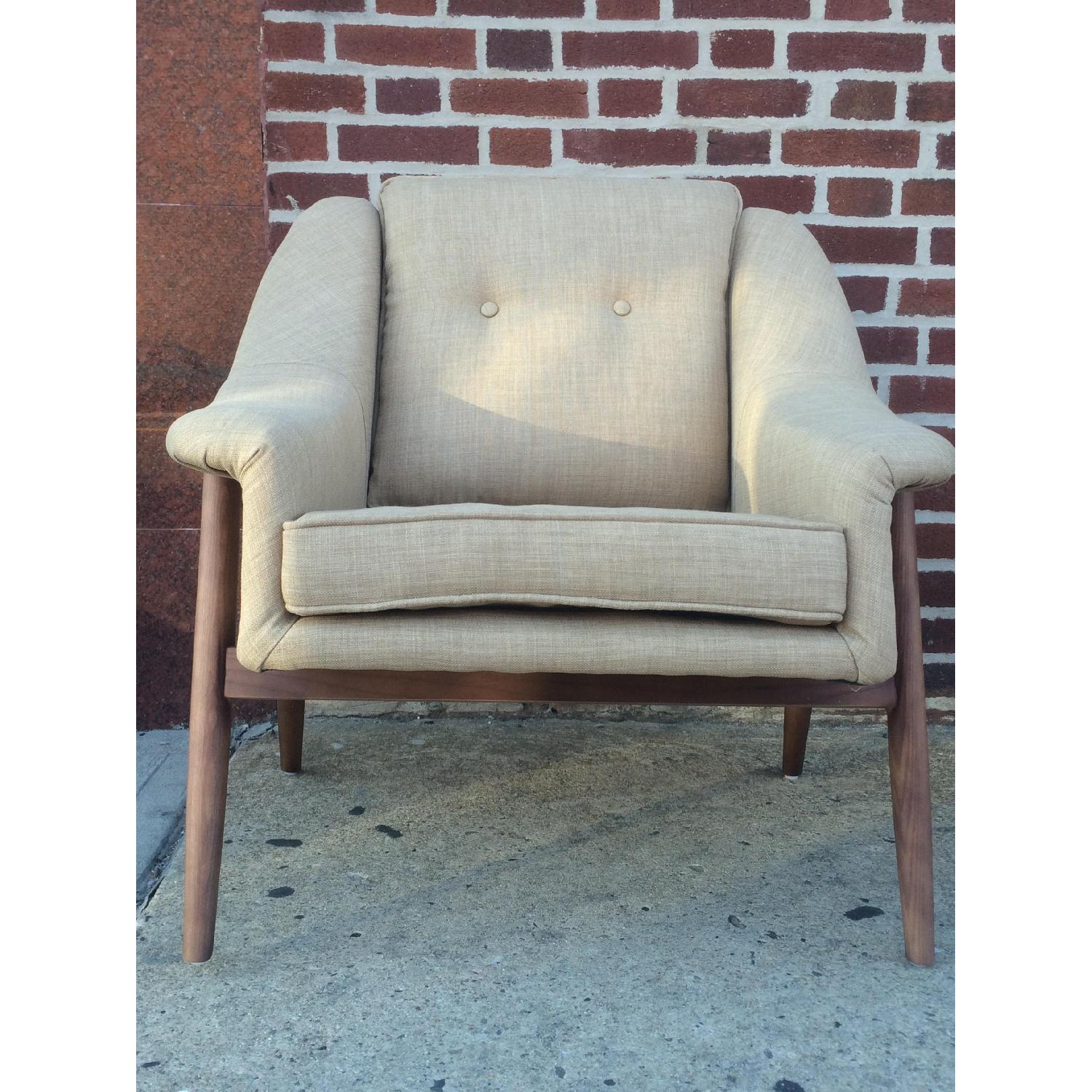 Mid Century Danish Modern Lounge Arm Chair - image-1
