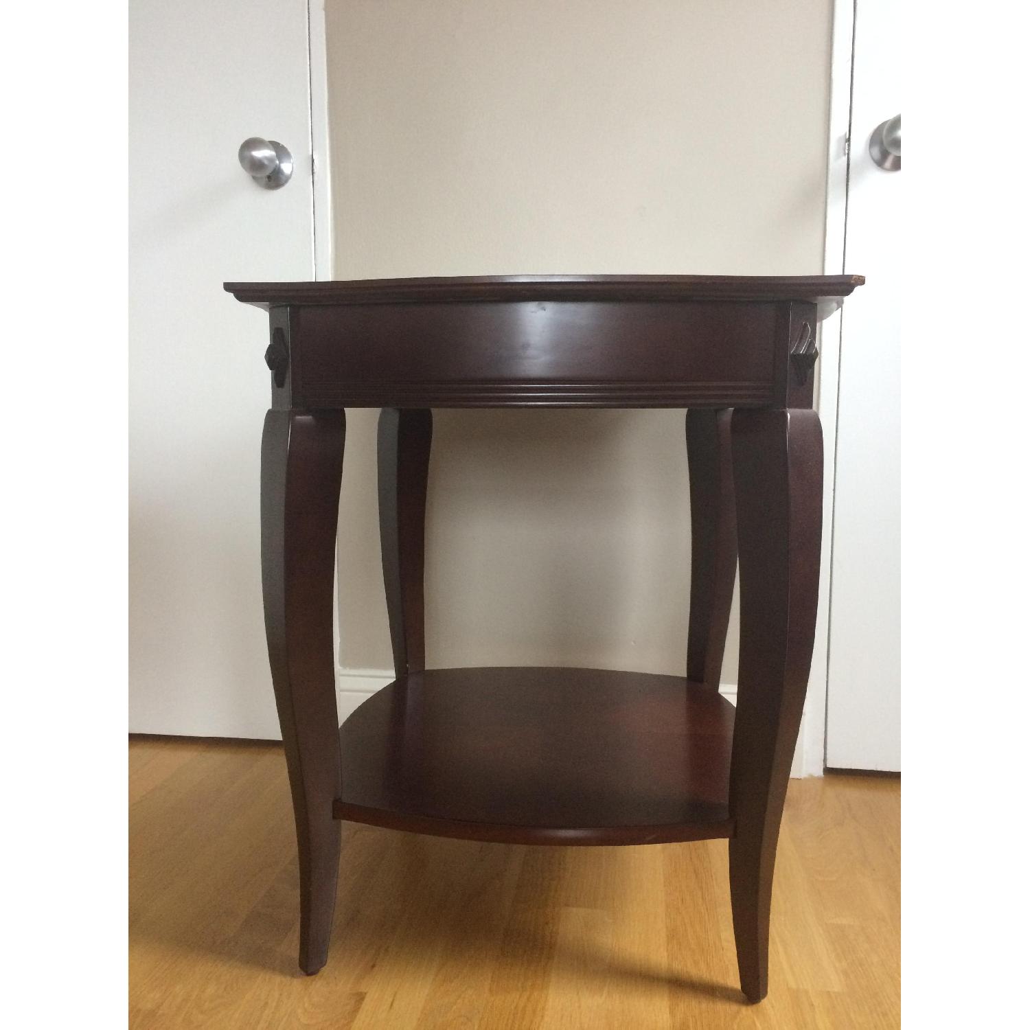 The Bombay Company Dark Wooden Side Table - image-2