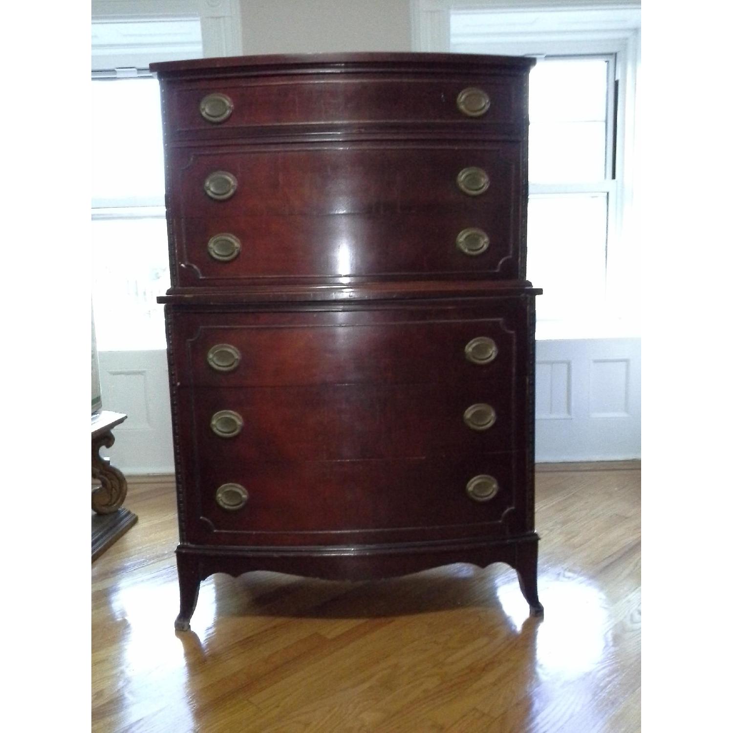 Vintage Two-Tier Dresser w/ Cedar Drawer - image-1