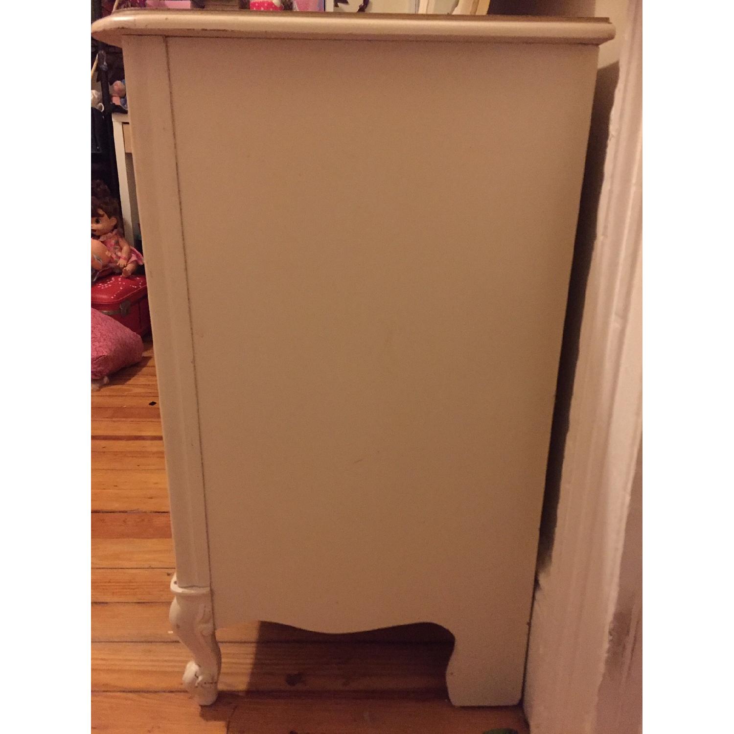 Vintage Shabby Chic Dresser w/ Mirror + Desk - image-2