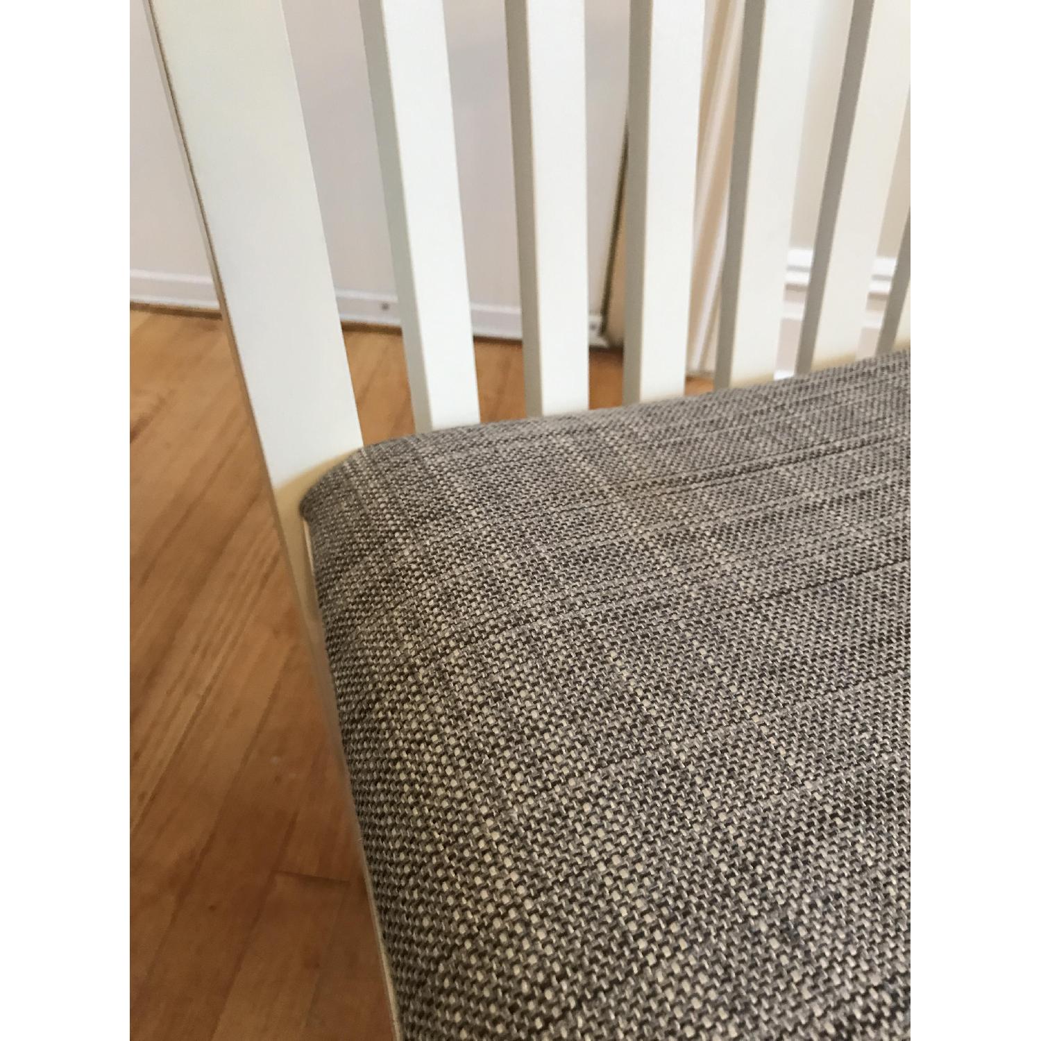 Ikea Nornas Dining Chairs in White/Isunda Gray - image-6