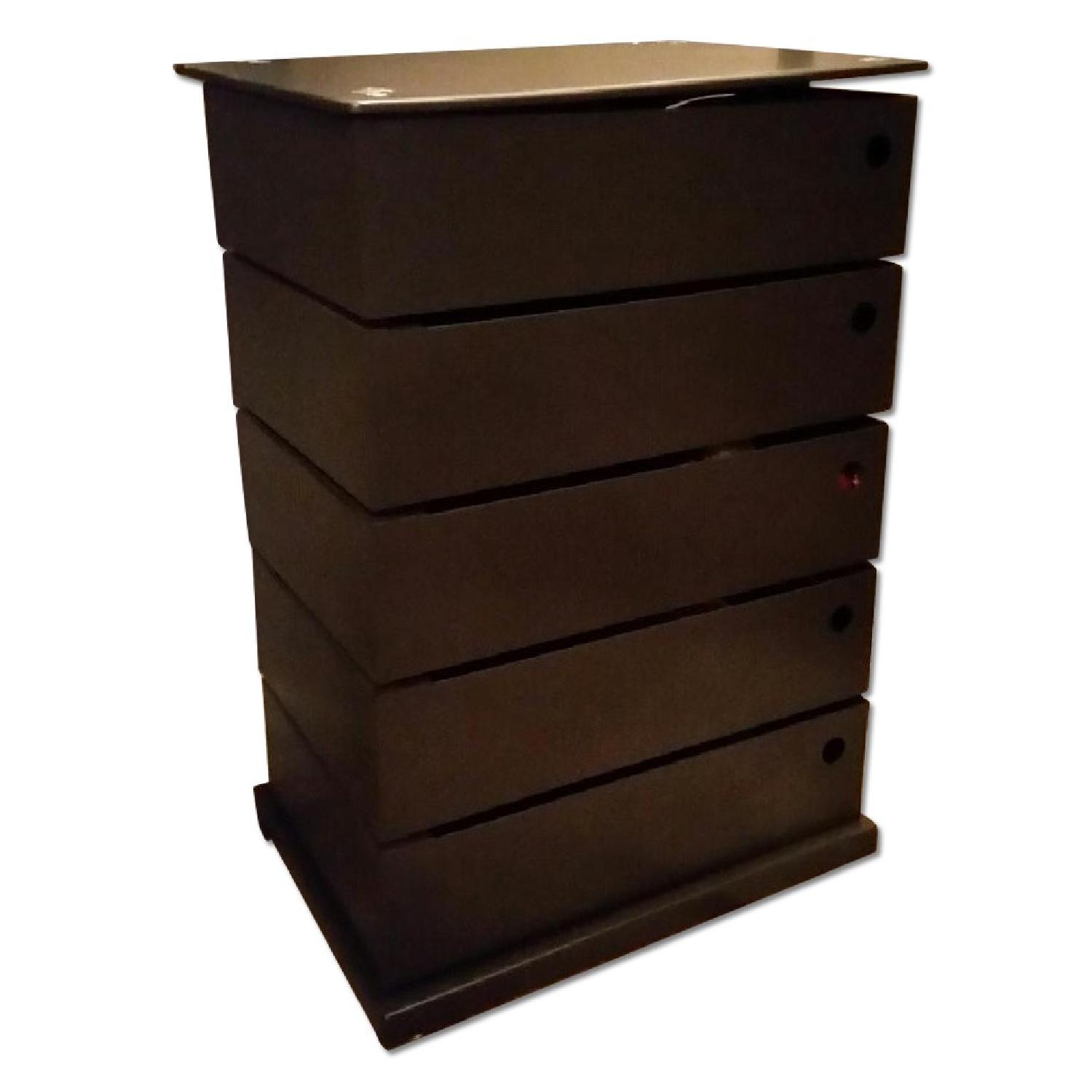 Container Store 5 Drawer Storage Tower - image-0